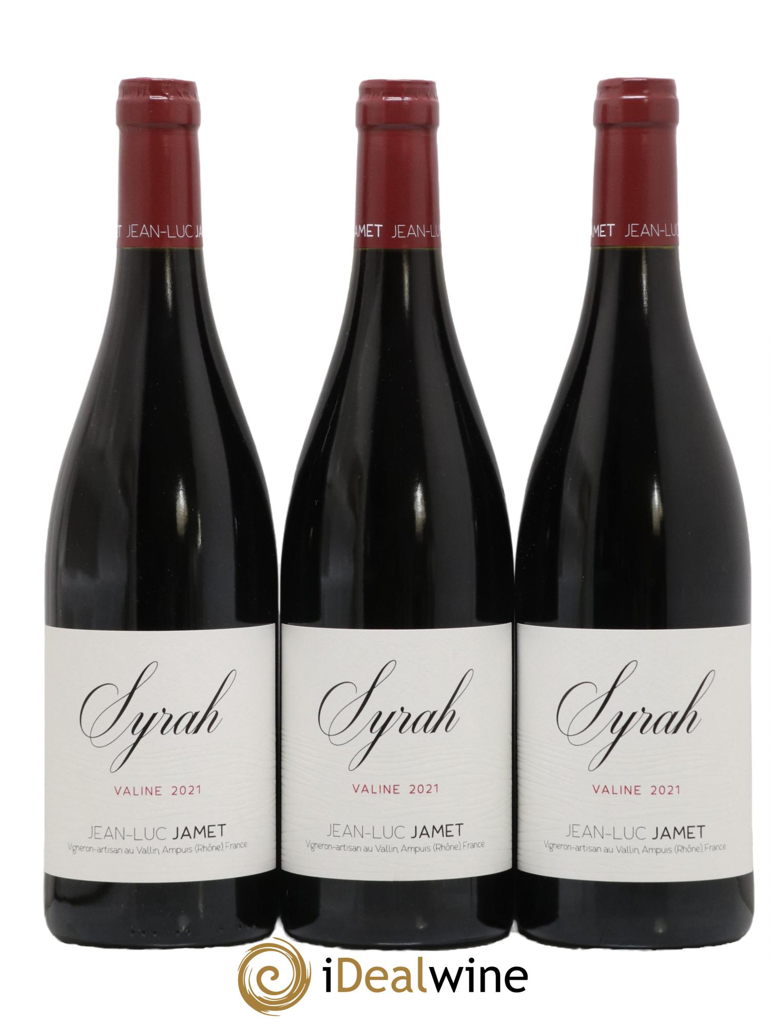 Collines Rhodaniennes Syrah Valine Domaine Jamet 2021 - Lot de 3 bouteilles - 0