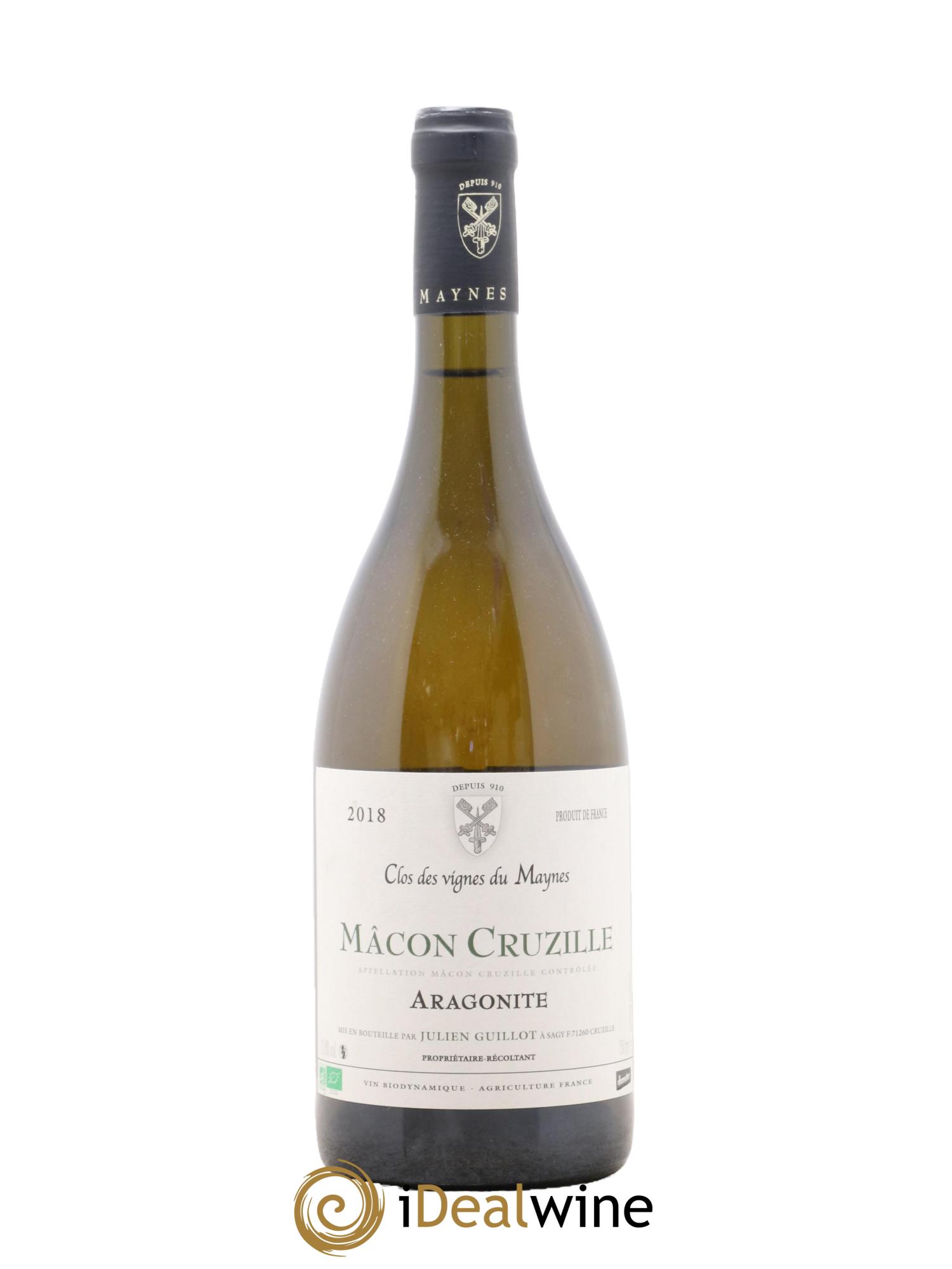 Mâcon-Cruzille Aragonite Les Vignes du Maynes 2018 - Lot de 1 bouteille - 0