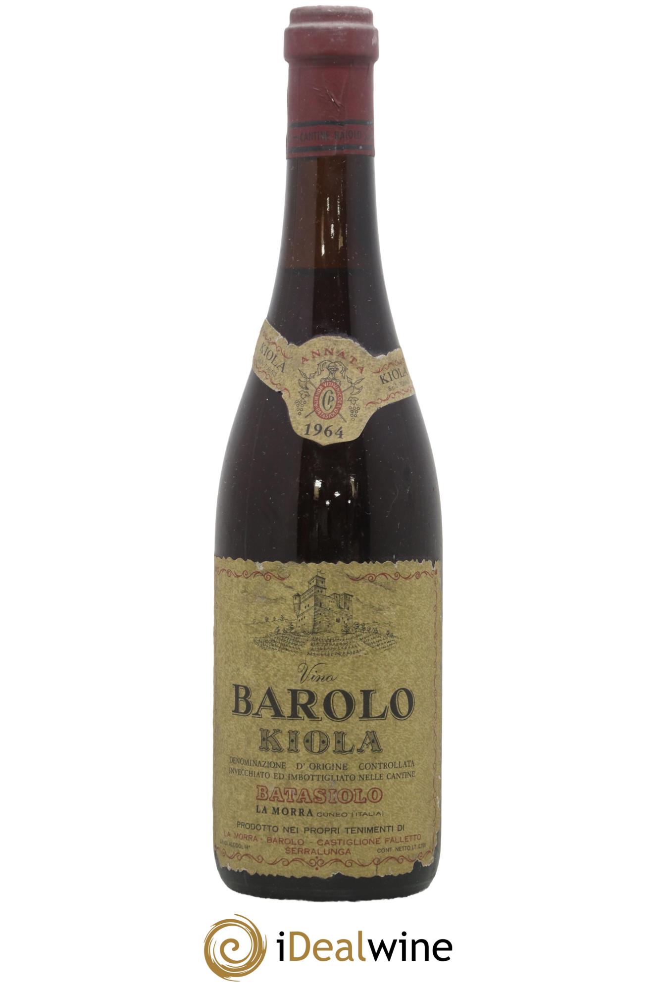 Barolo Kiola 1964 - Lot de 1 bouteille - 0