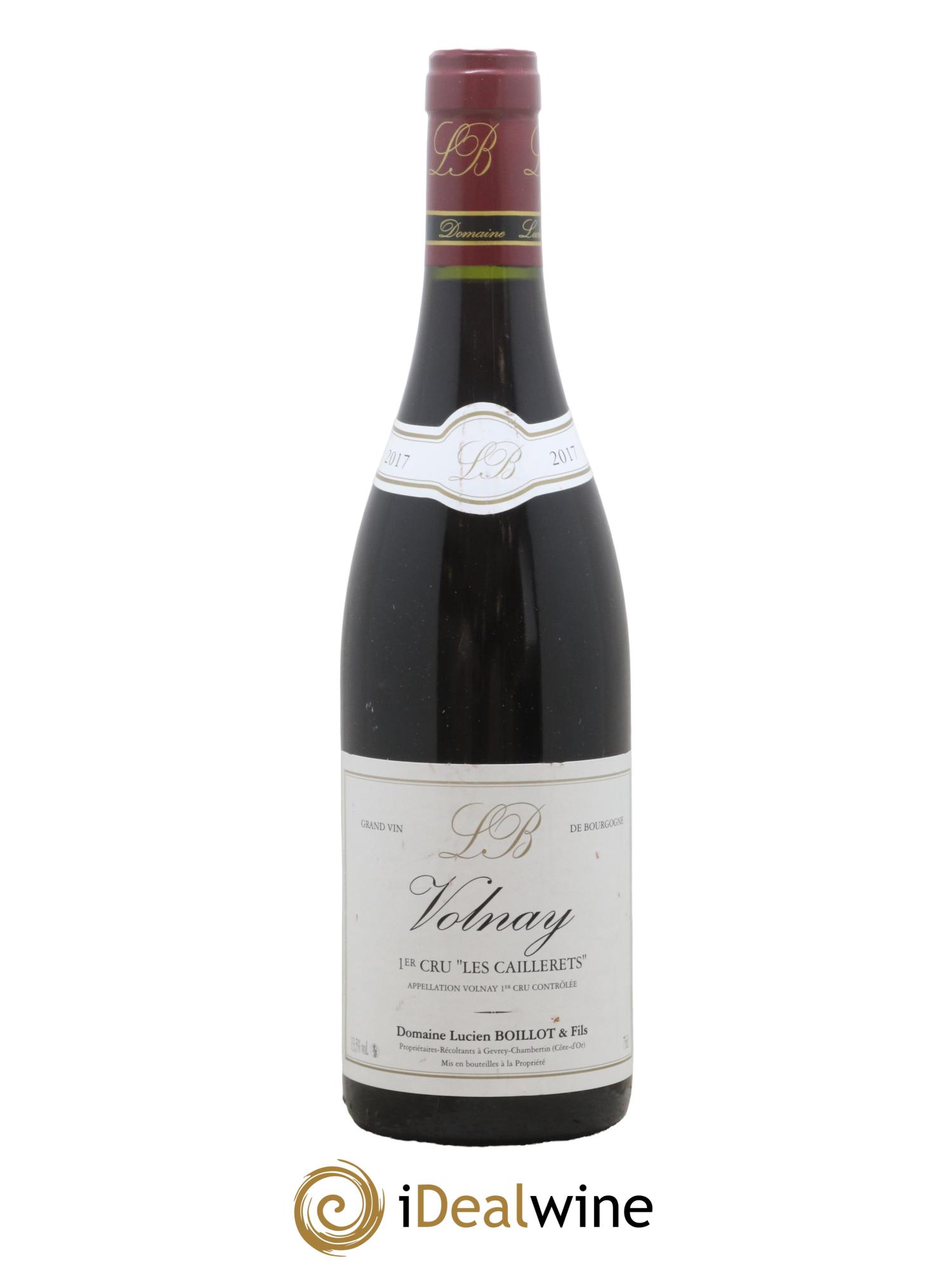 Volnay 1er Cru Les Caillerets Lucien Boillot & Fils (Domaine) 2017 - Lot de 1 bouteille - 0