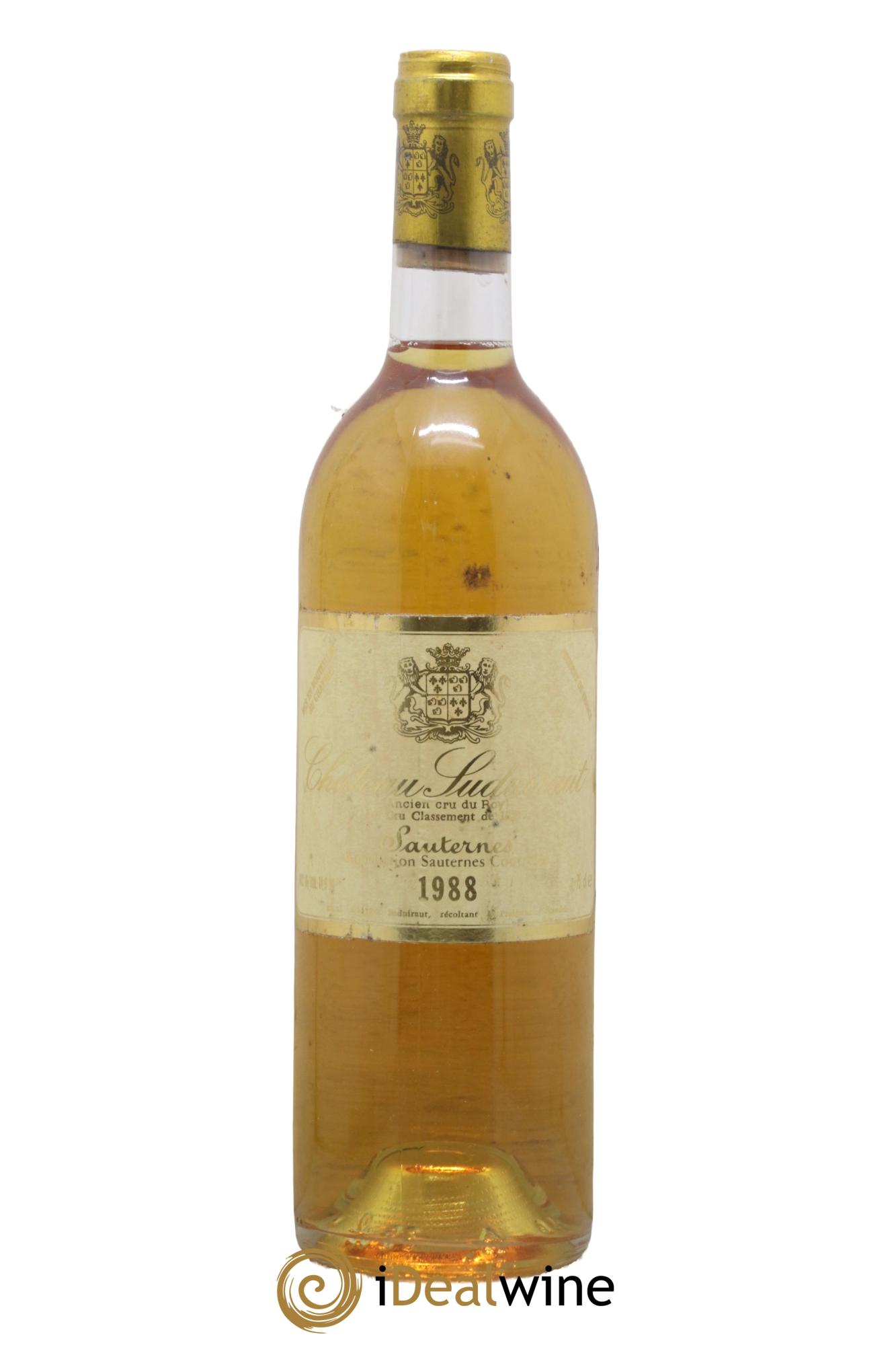 Château Suduiraut 1er Grand Cru Classé 1988 - Lotto di 1 bottiglia - 0