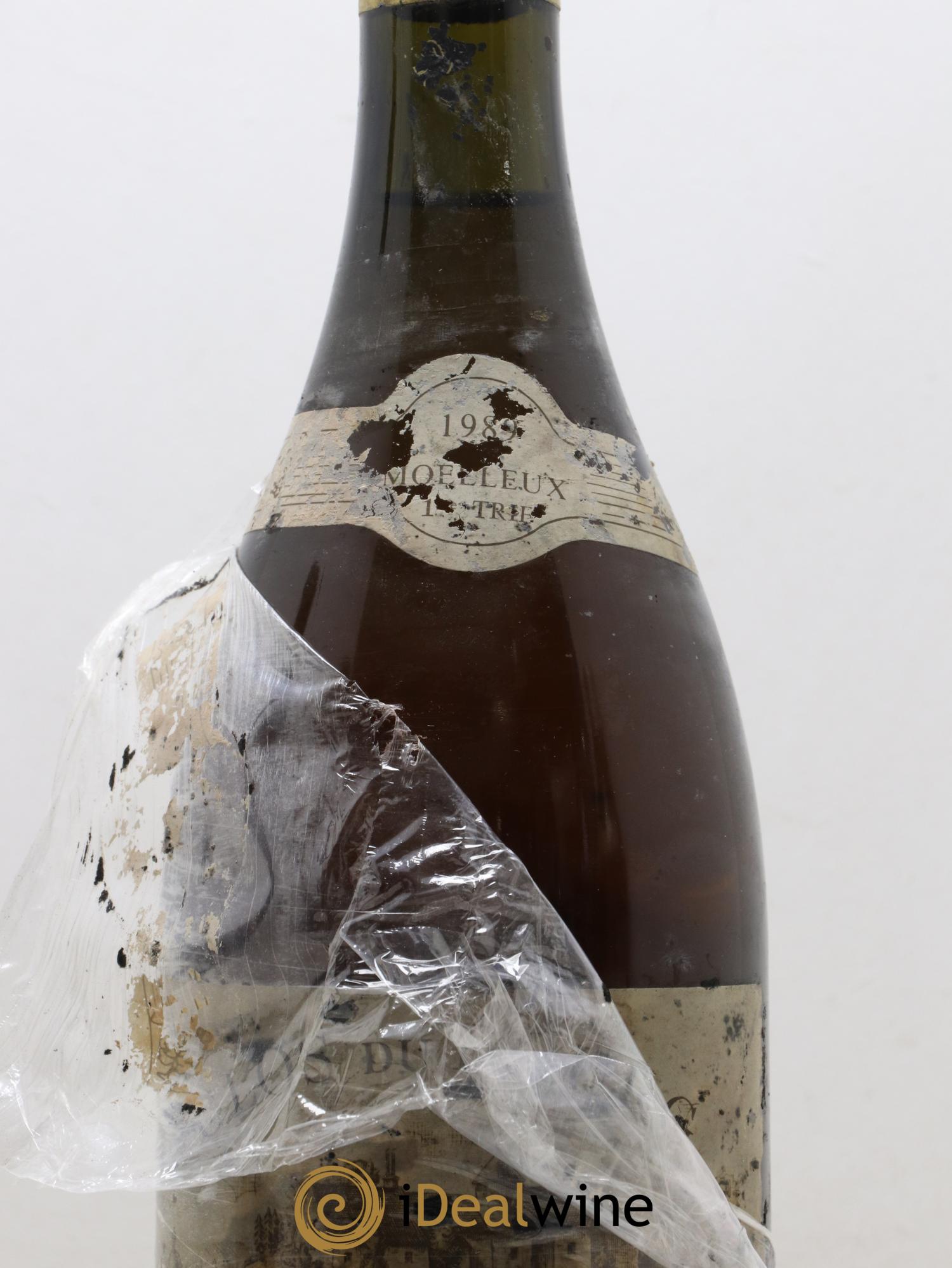 Vouvray Clos du Bourg Moelleux 1ère trie Domaine Huet 1989 - Posten von 1 Flasche - 1