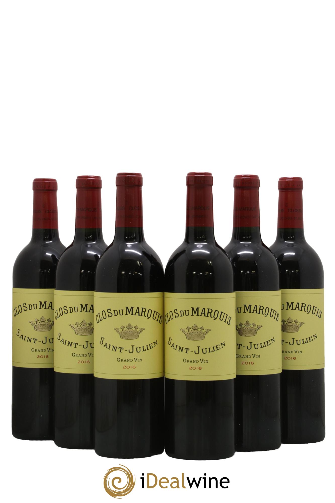 Clos du Marquis 2016 - Lot de 6 bouteilles - 0