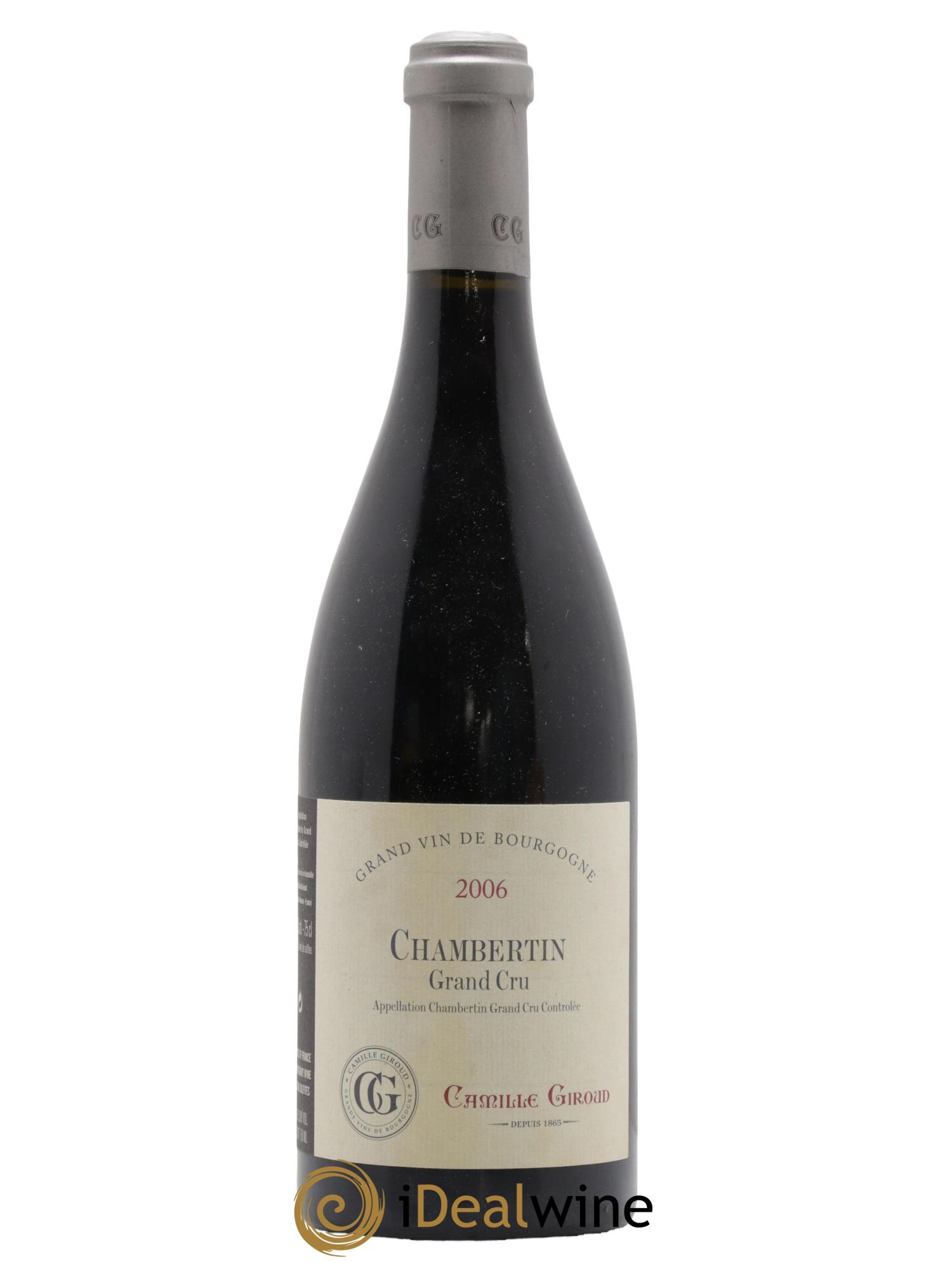 Chambertin Grand Cru Camille Giroud (Domaine) 2006 - Lot de 1 bouteille - 0