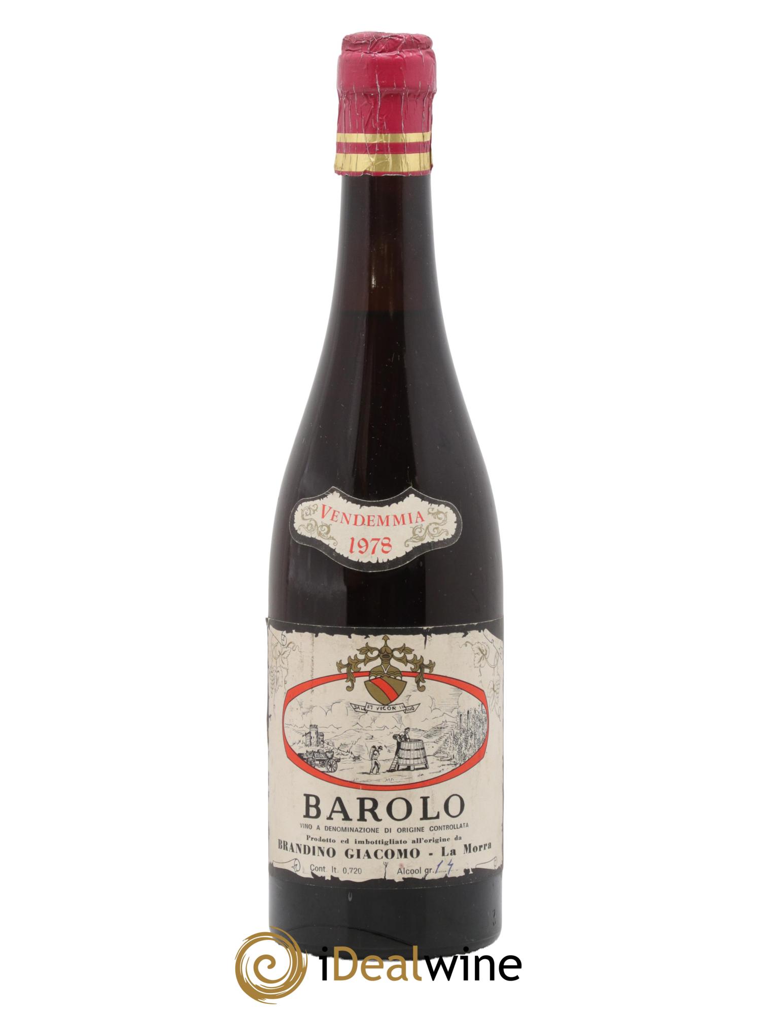 Barolo Brandino Giacomo 1978 - Lot de 1 bouteille - 0