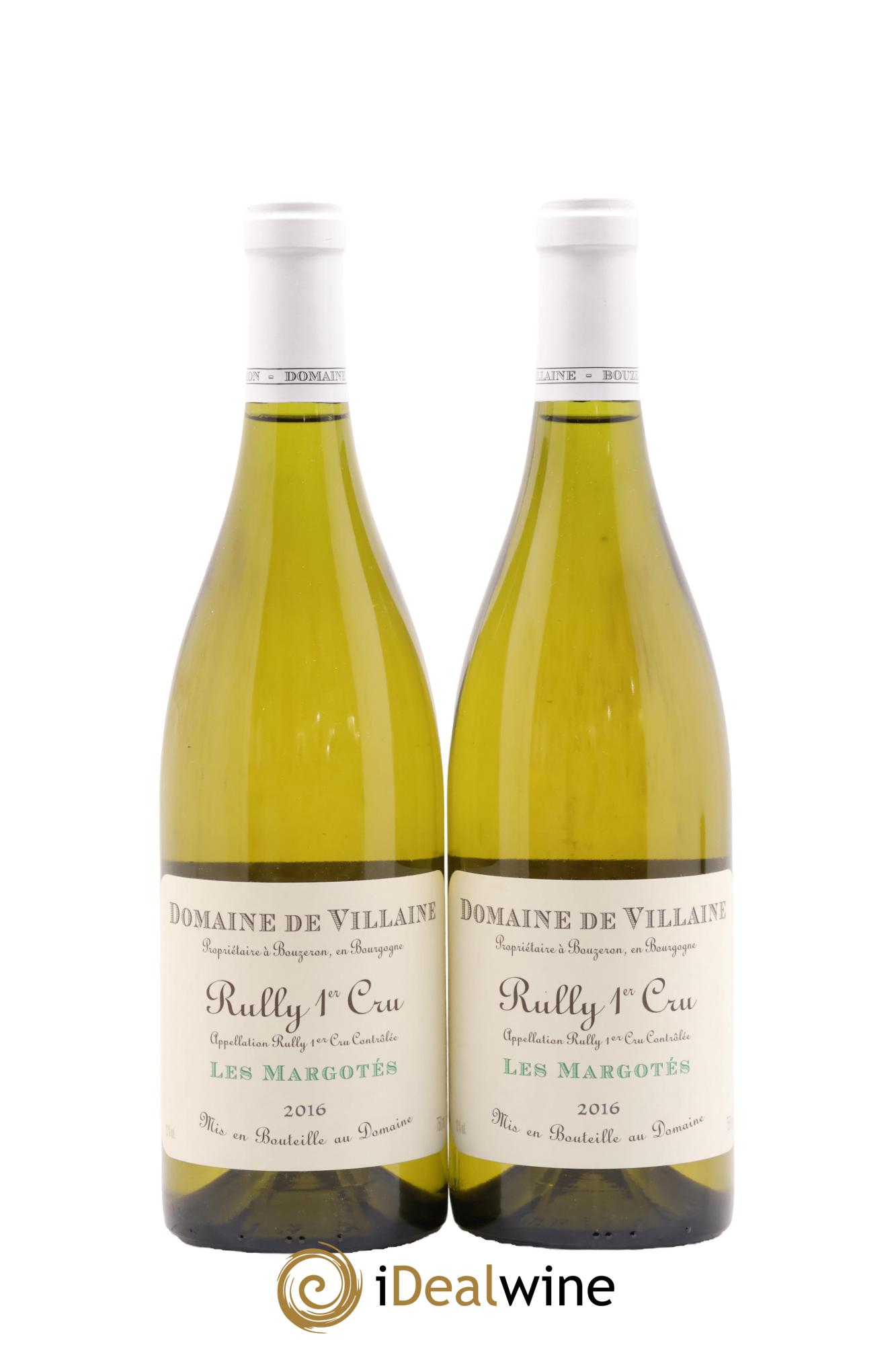 Rully 1er Cru Les Margotés Domaine de Villaine 2016 - Lot de 2 bouteilles - 0