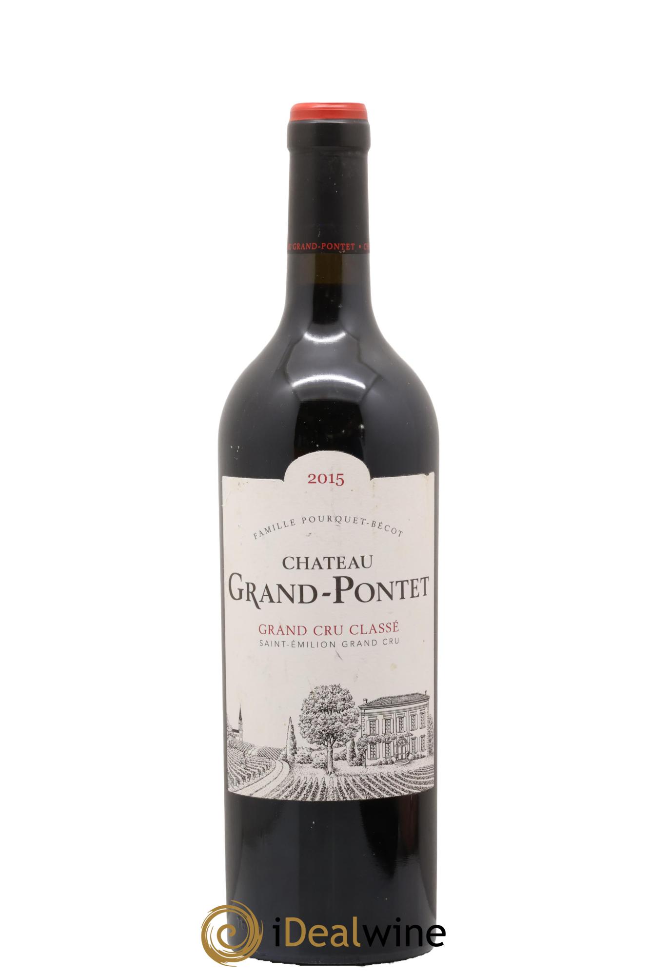 Château Grand Pontet Grand Cru Classé 2015 - Lot de 1 bouteille - 0