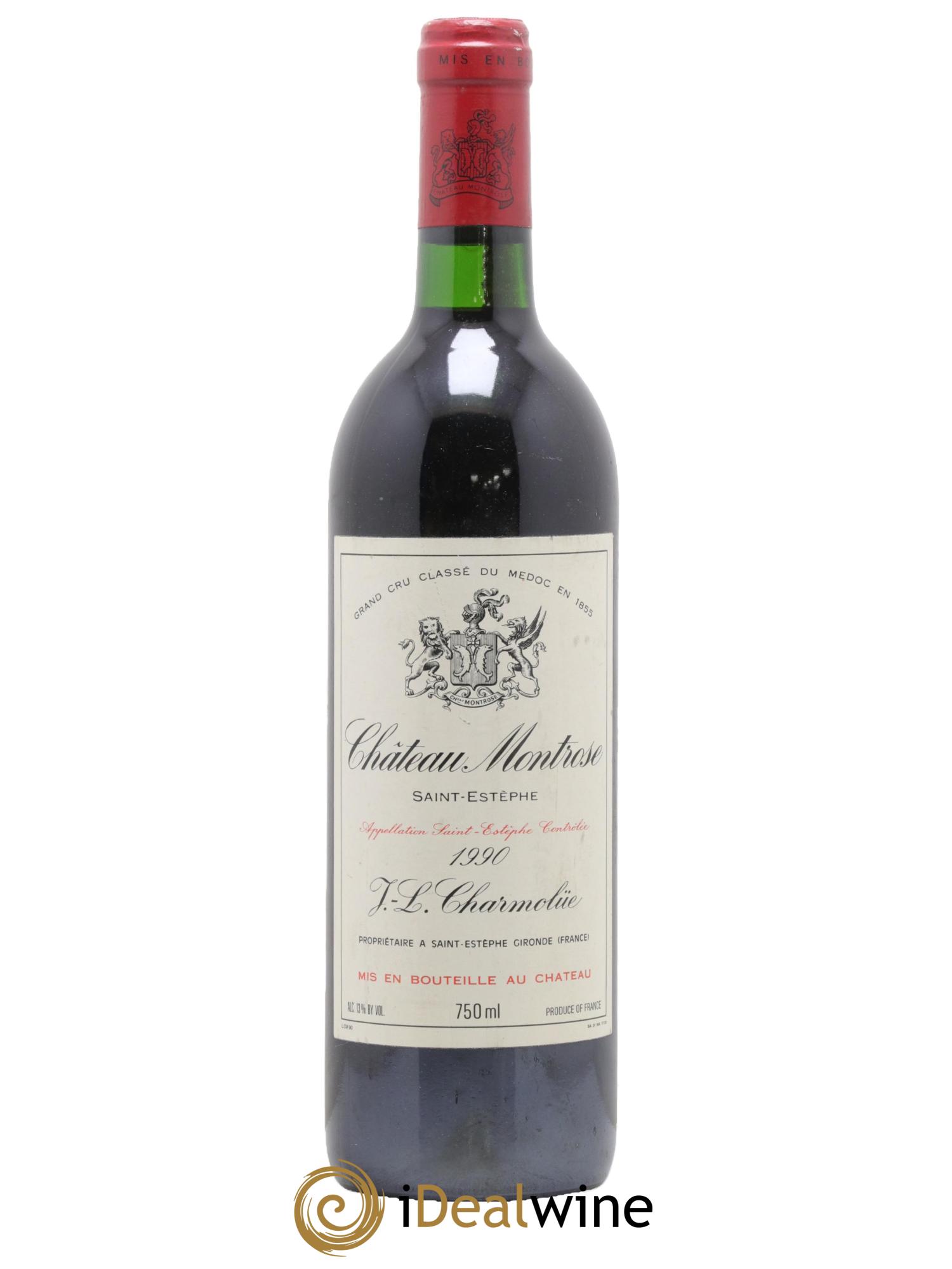 Château Montrose 2ème Grand Cru Classé 1990 - Lot de 1 bouteille - 0