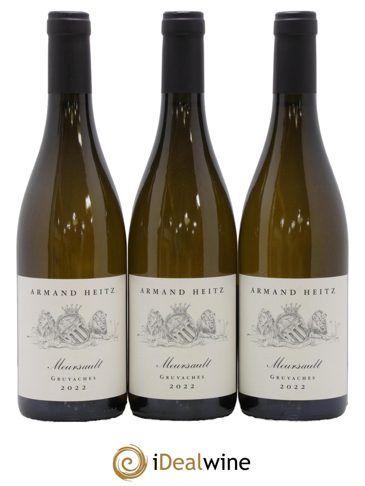 Meursault Gruyaches Armand Heitz  2022 - Lotto di 3 bottiglie - 0