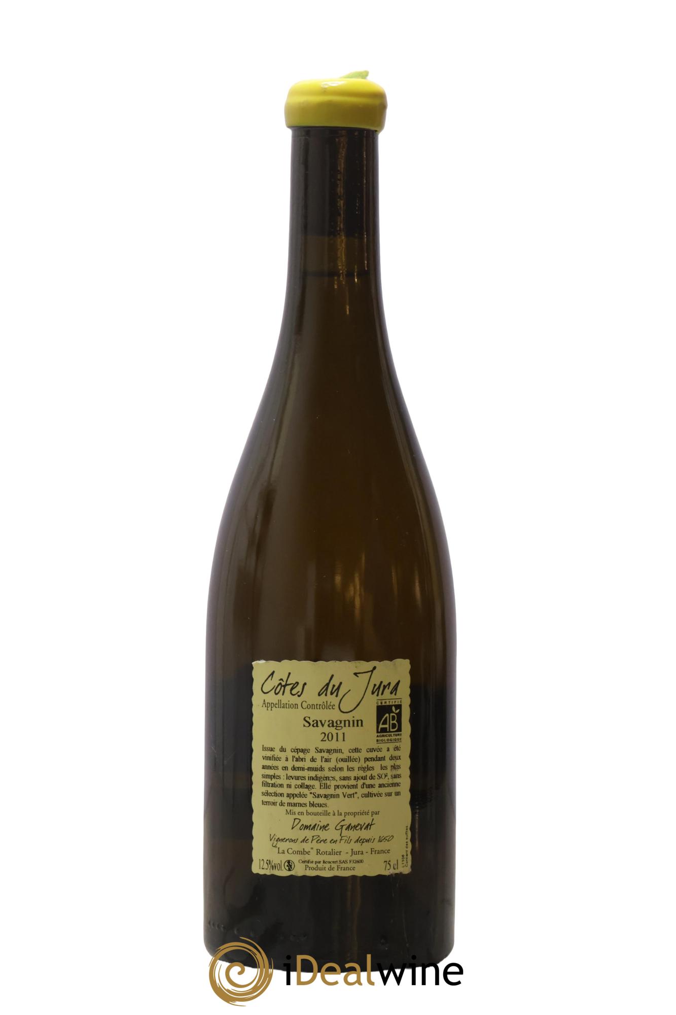 Côtes du Jura Les Chalasses Marnes Bleues Jean-François Ganevat (Domaine) 2011 - Lot of 1 bottle - 1