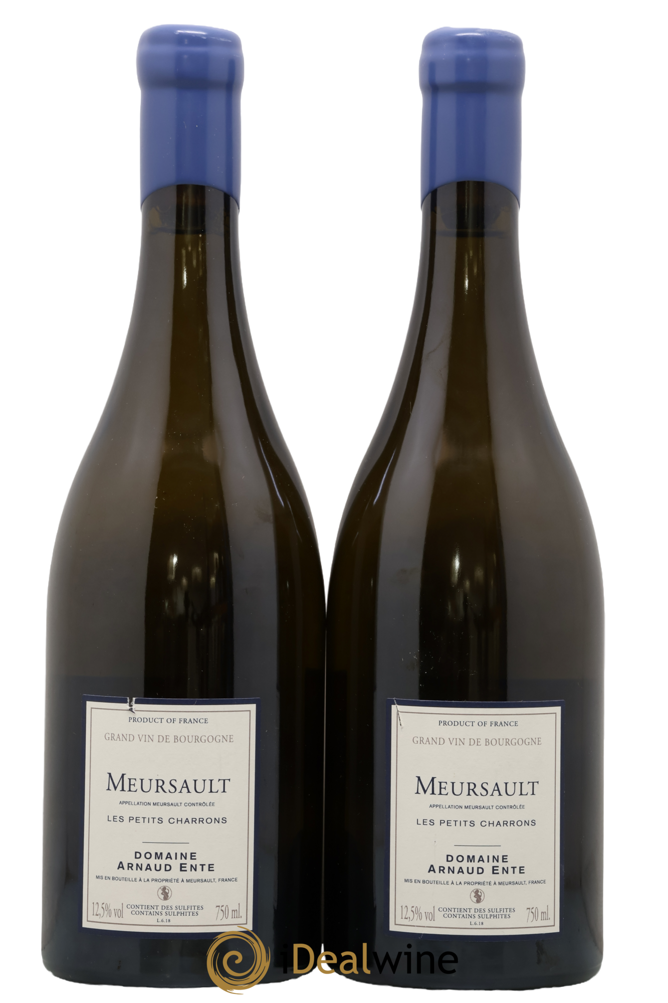 Meursault Les Petits Charrons Arnaud Ente 2018 - Posten von 2 Flaschen - 1