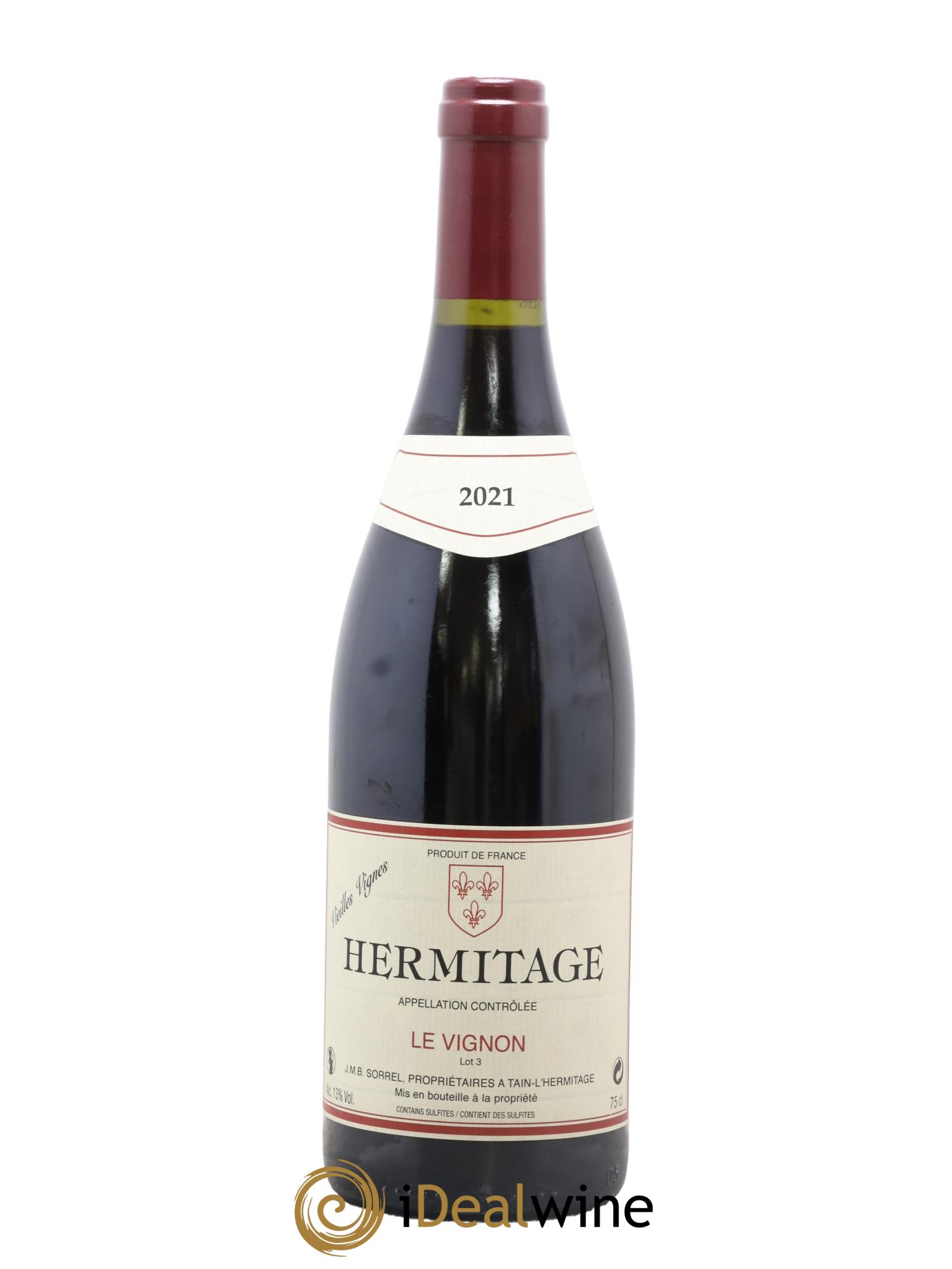 Hermitage Le vignon JMB Sorrel 2021 - Lot of 1 bottle - 0