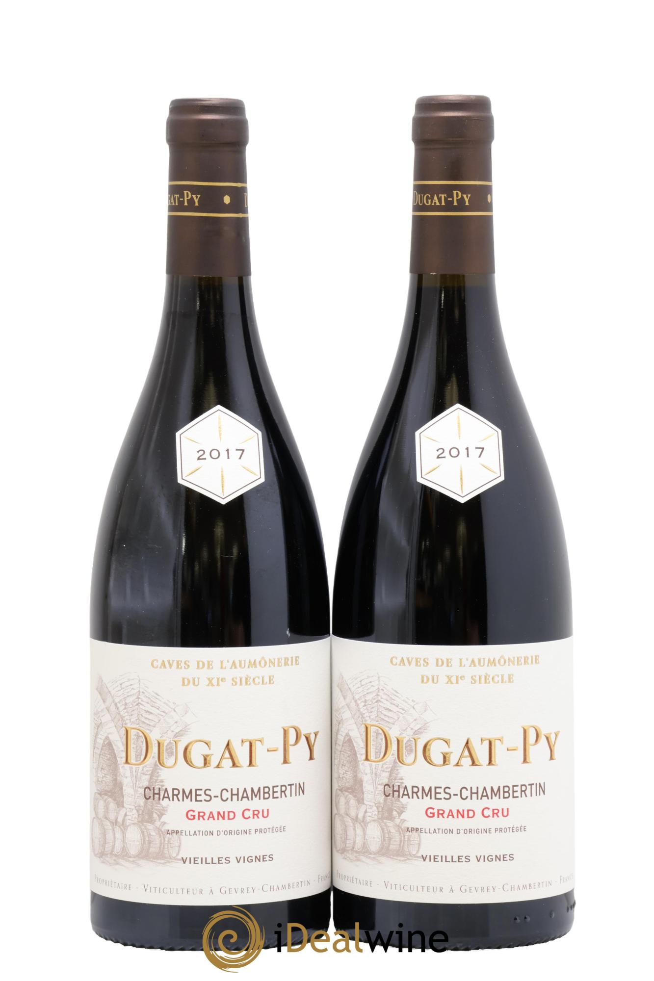 Charmes-Chambertin Grand Cru Vieilles Vignes Dugat-Py 2017 - Lot de 2 bouteilles - 0