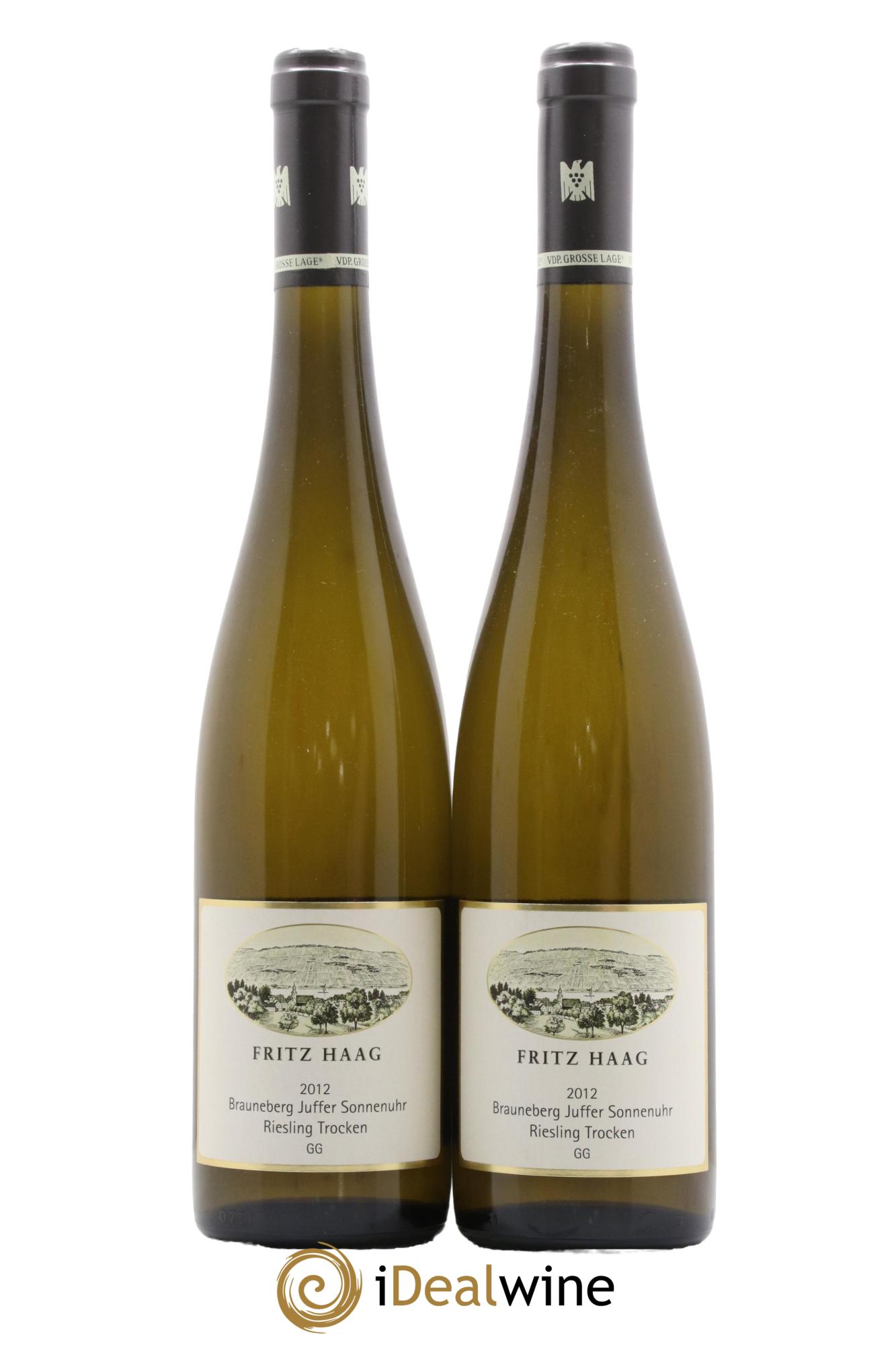 Riesling Fritz Haag Brauneberger Juffer Trocken 2012 - Lotto di 2 bottiglie - 0