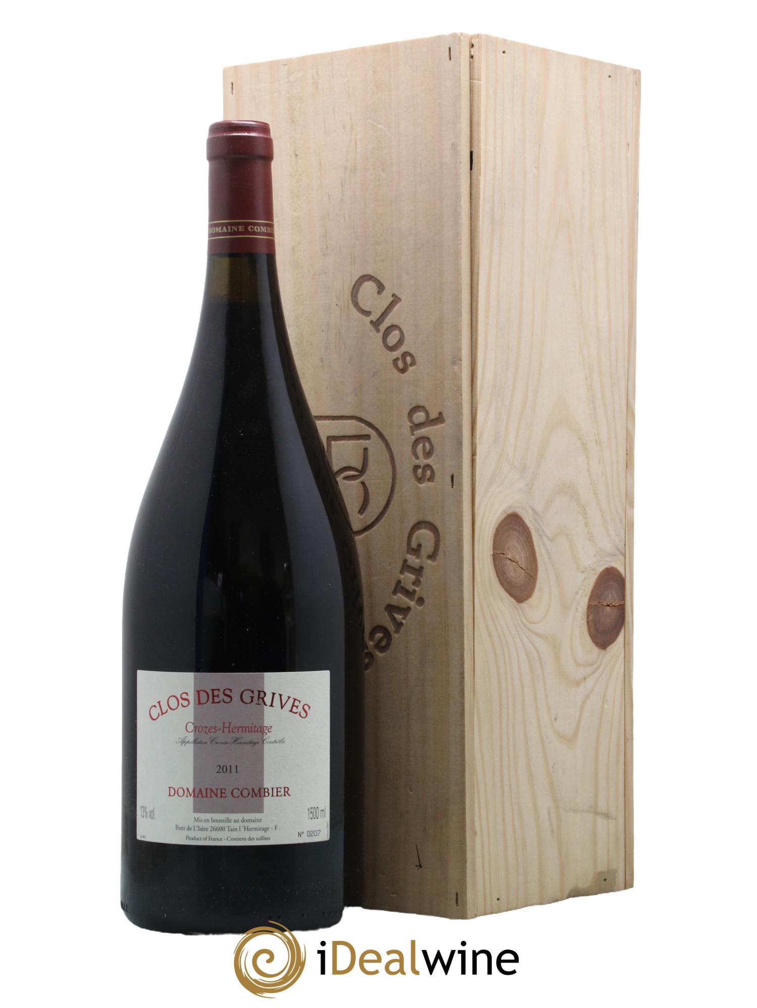 Crozes-Hermitage Clos des Grives Combier 2011 - Lot de 1 magnum - 0