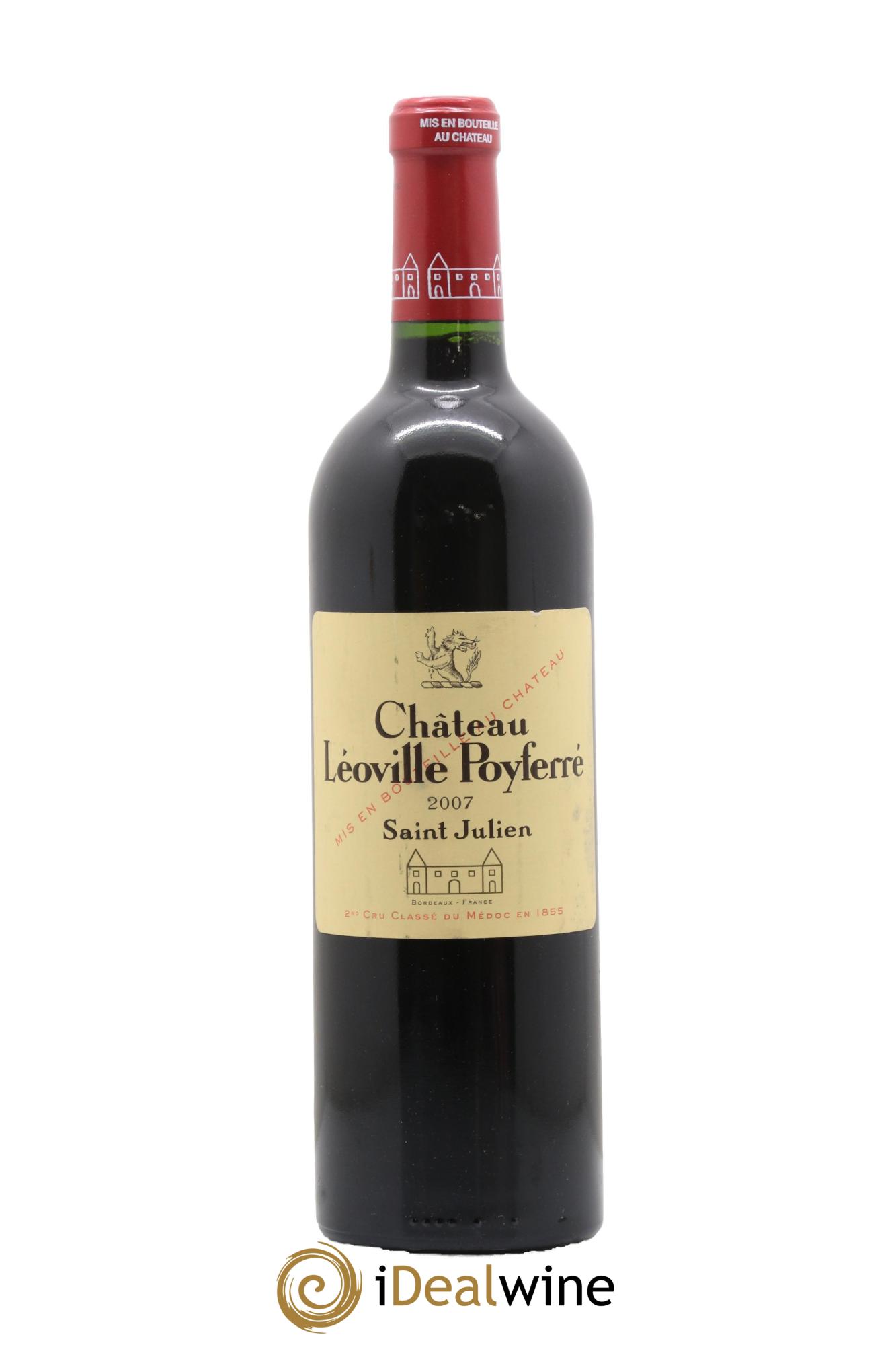 Château Léoville Poyferré 2ème Grand Cru Classé 2007 - Lot de 1 bouteille - 0