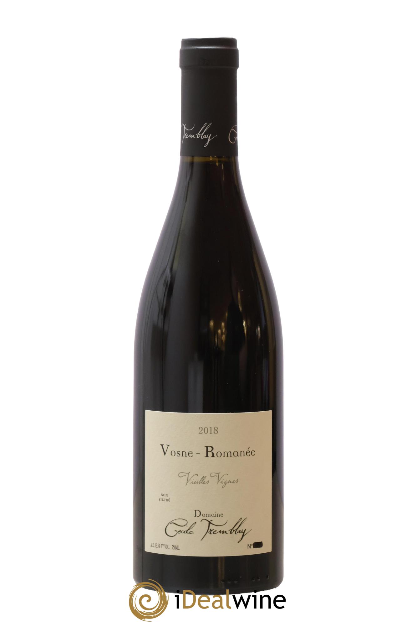 Vosne-Romanée Vieilles Vignes Cécile Tremblay 2018 - Lot de 1 bouteille - 0