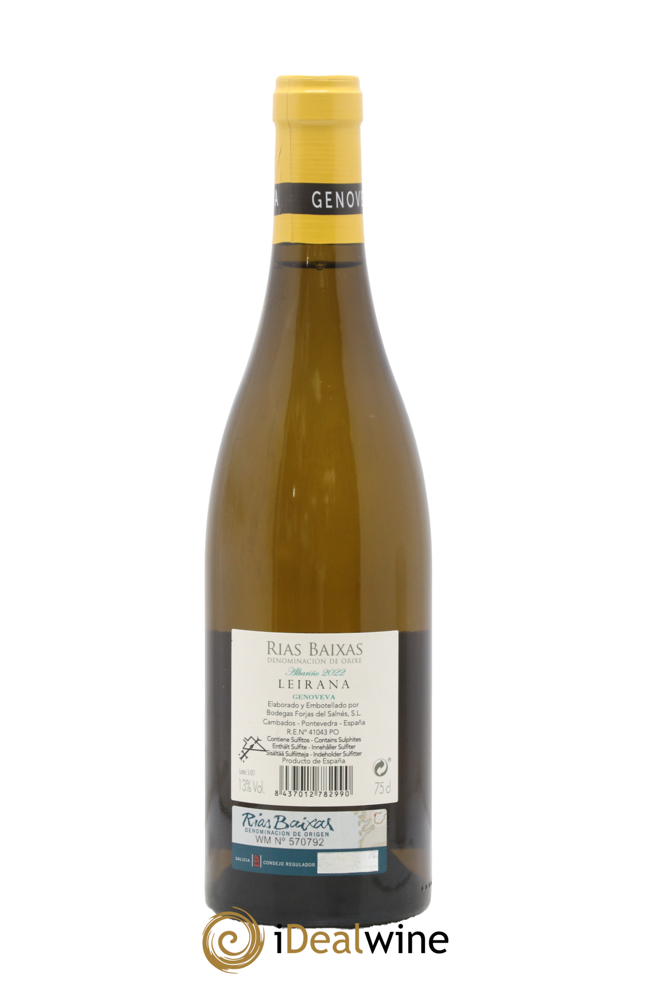 Rias Baixas DO Forjas del Salnés Leirana Genoveva 2019 - Lot de 1 bouteille - 1