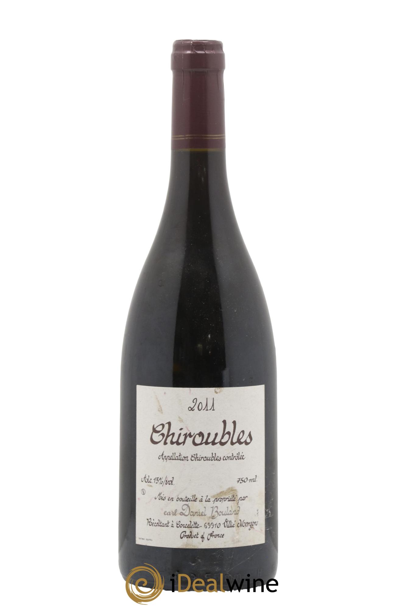 Chiroubles Daniel Bouland (Domaine) 2011 - Lot de 1 bouteille - 0