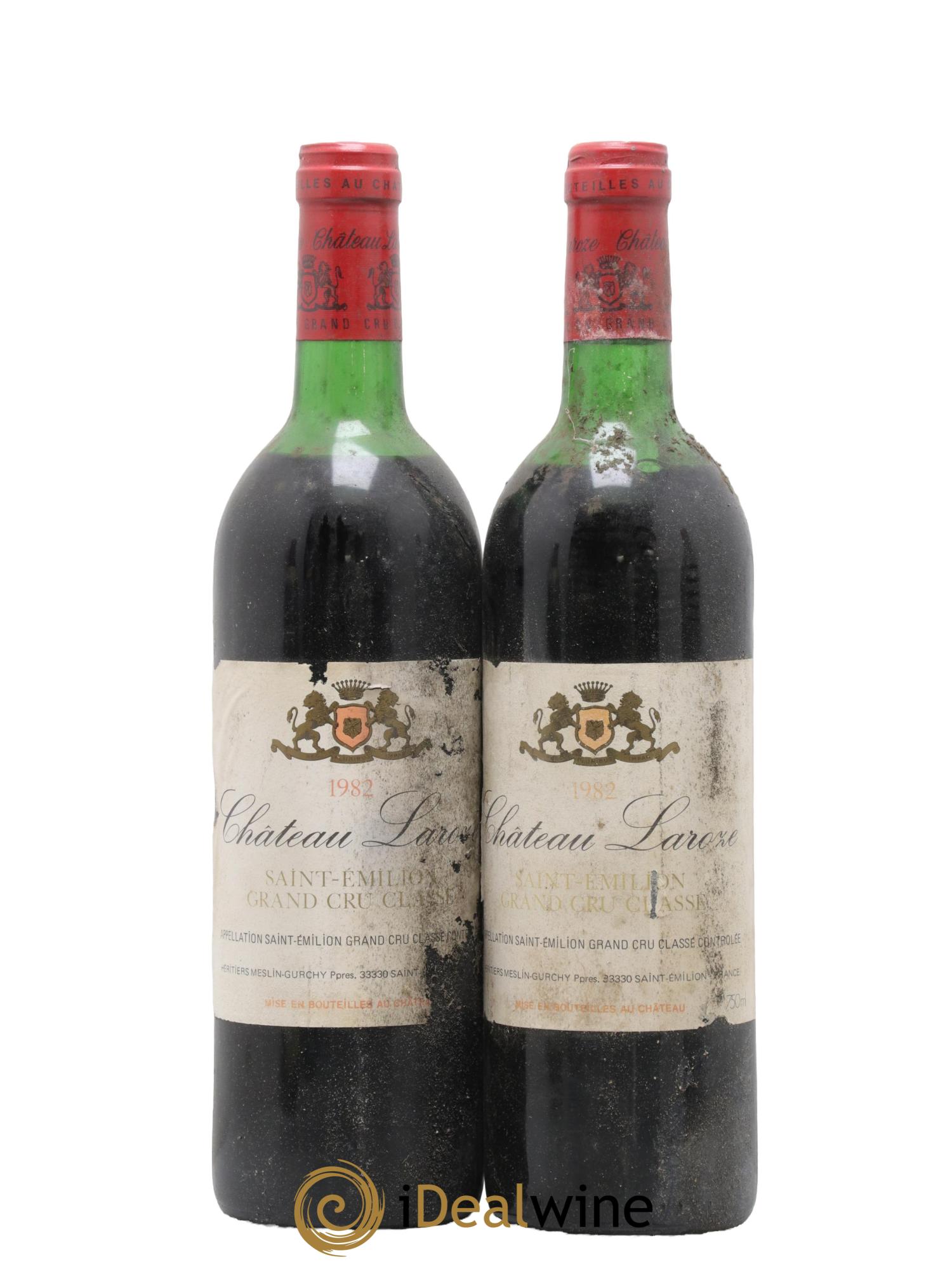 Château Laroze Grand Cru Classé 1982 - Lot de 2 bouteilles - 0