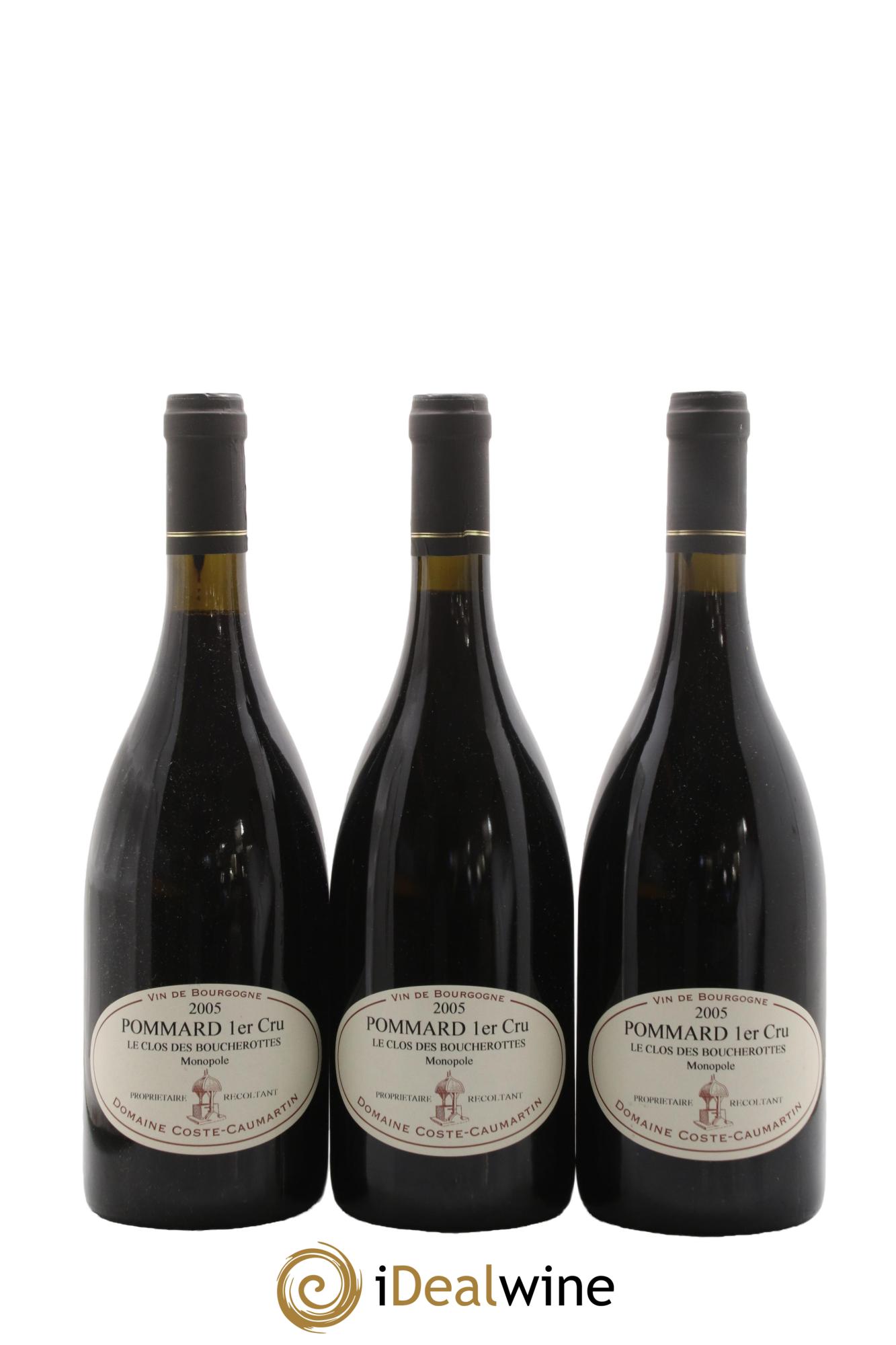 Pommard 1er Cru Clos des Boucherottes Coste-Caumartin 2005 - Posten von 3 Flaschen - 0