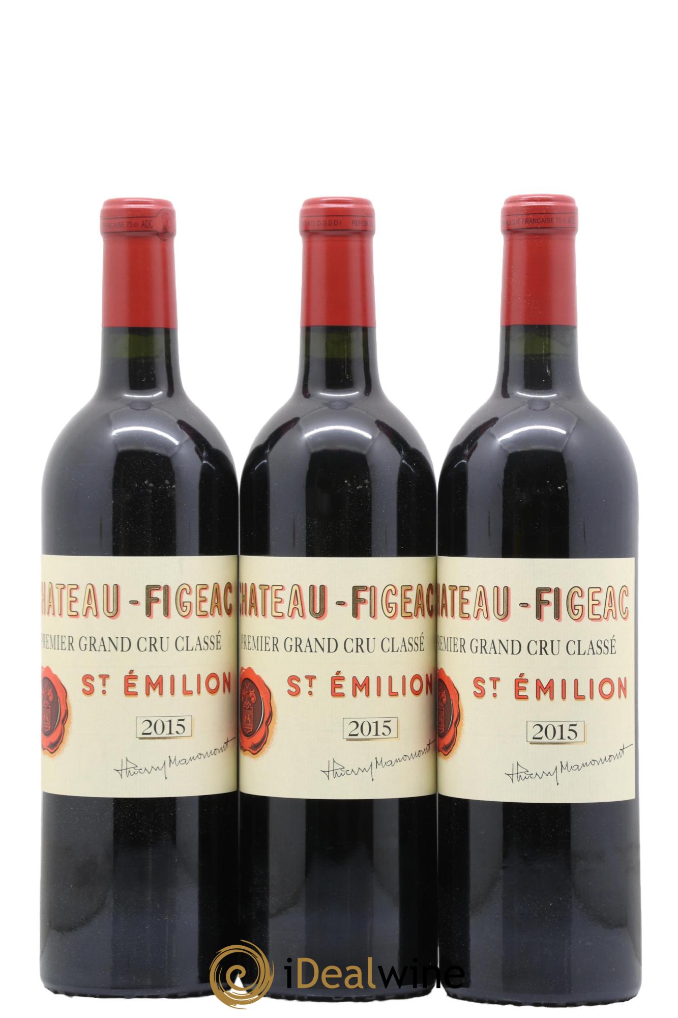 Château Figeac 1er Grand Cru Classé A 2015 - Lot of 6 bottles - 3