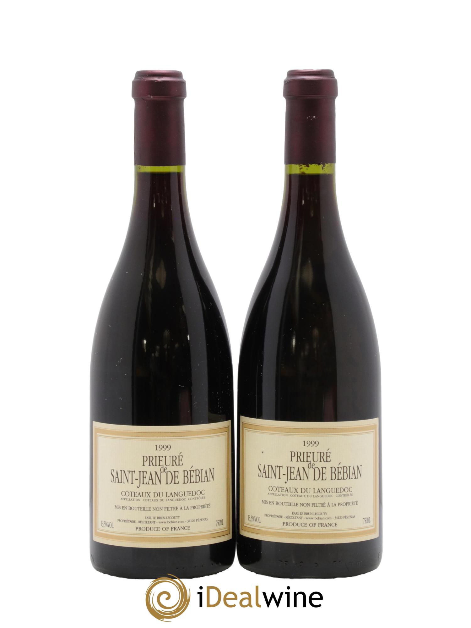 Languedoc Prieuré St-Jean de Bébian 1999 - Lot de 2 bouteilles - 0