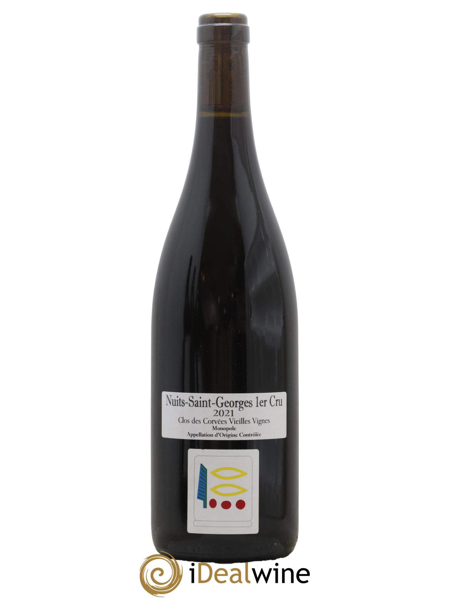 Nuits-Saint-Georges 1er Cru Le Clos des Corvées Vieilles Vignes Prieuré Roch 2021 - Lot de 1 bouteille - 0