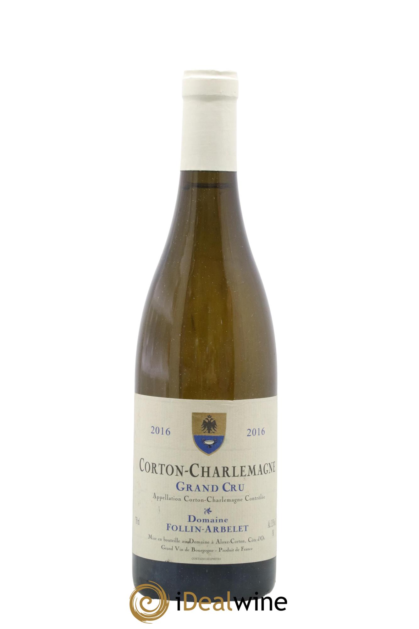 Corton-Charlemagne Grand Cru Follin-Arbelet (Domaine) 2016 - Lot de 1 bouteille - 0