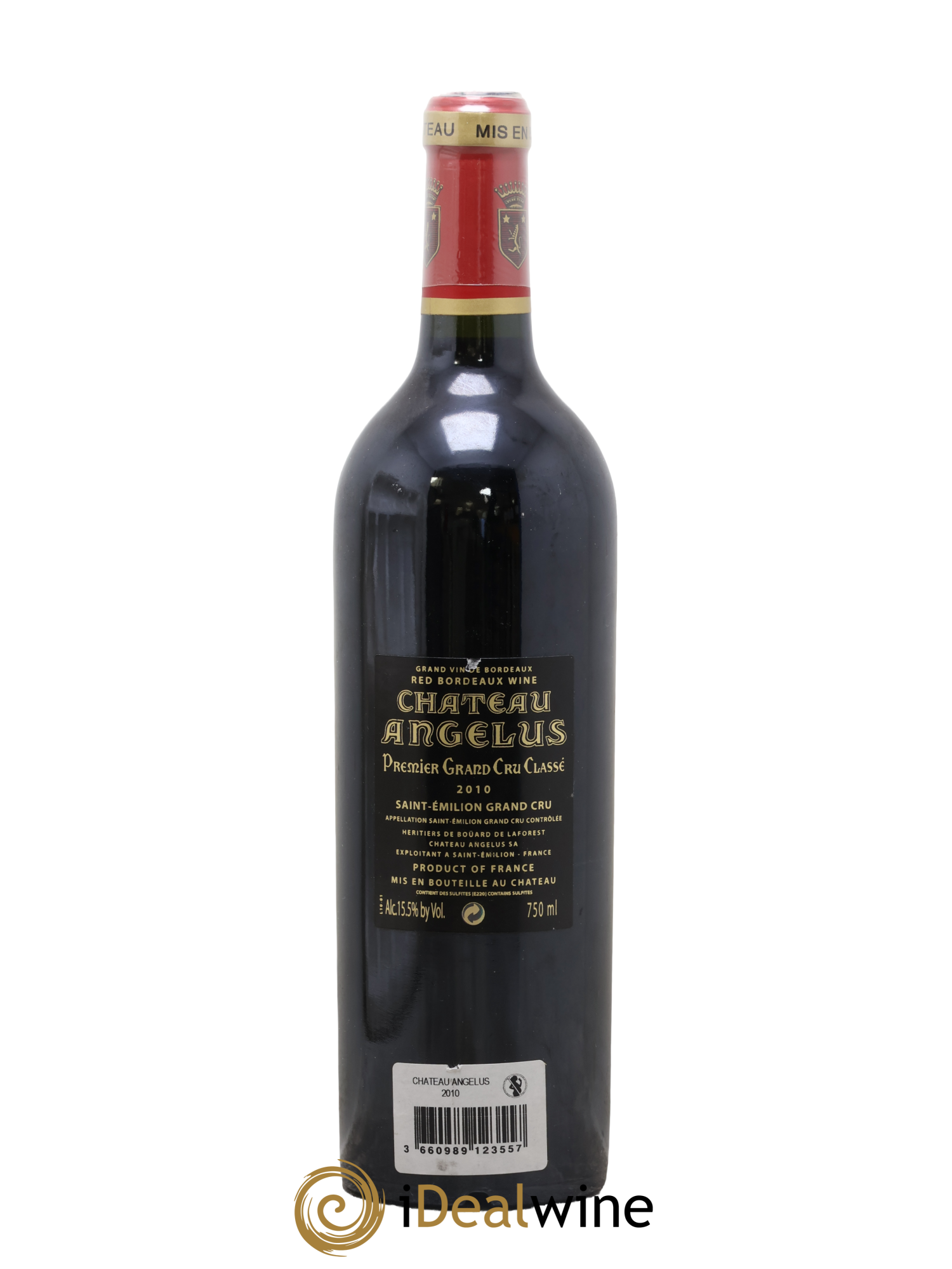 Château Angélus 1er Grand Cru Classé A 2010 - Lot de 1 bouteille - 1