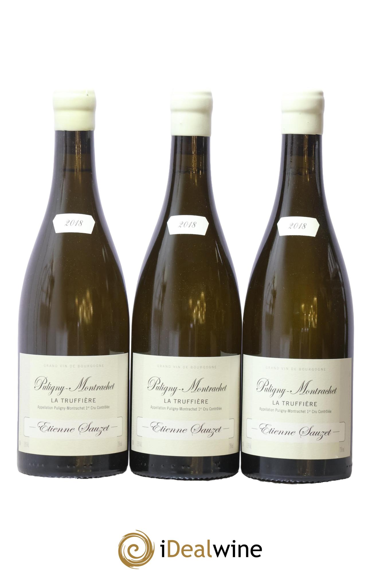 Puligny-Montrachet 1er Cru La Truffière Etienne Sauzet 2018 - Lot de 3 bouteilles - 0