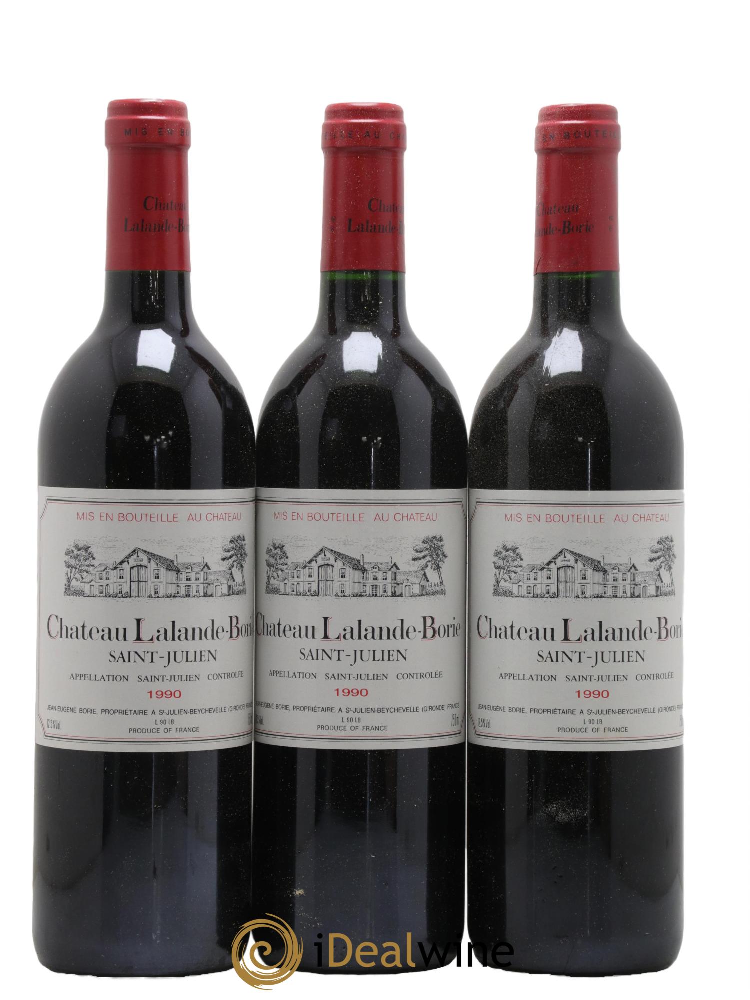 Château Lalande Borie 1990 - Lot de 12 bouteilles - 4