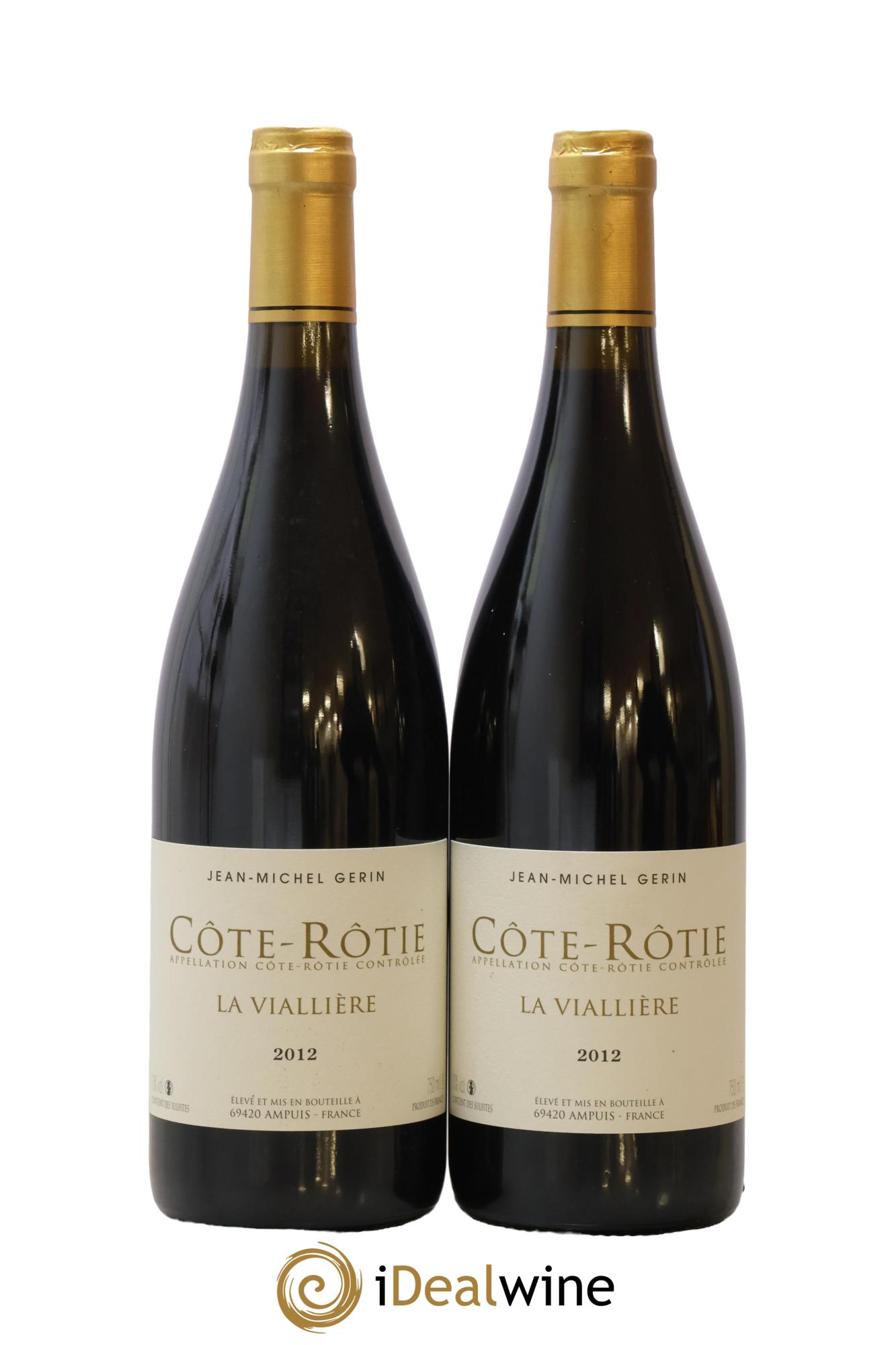 Côte-Rôtie La Viallière Jean-Michel Gerin 2012 - Lot de 2 bouteilles - 0