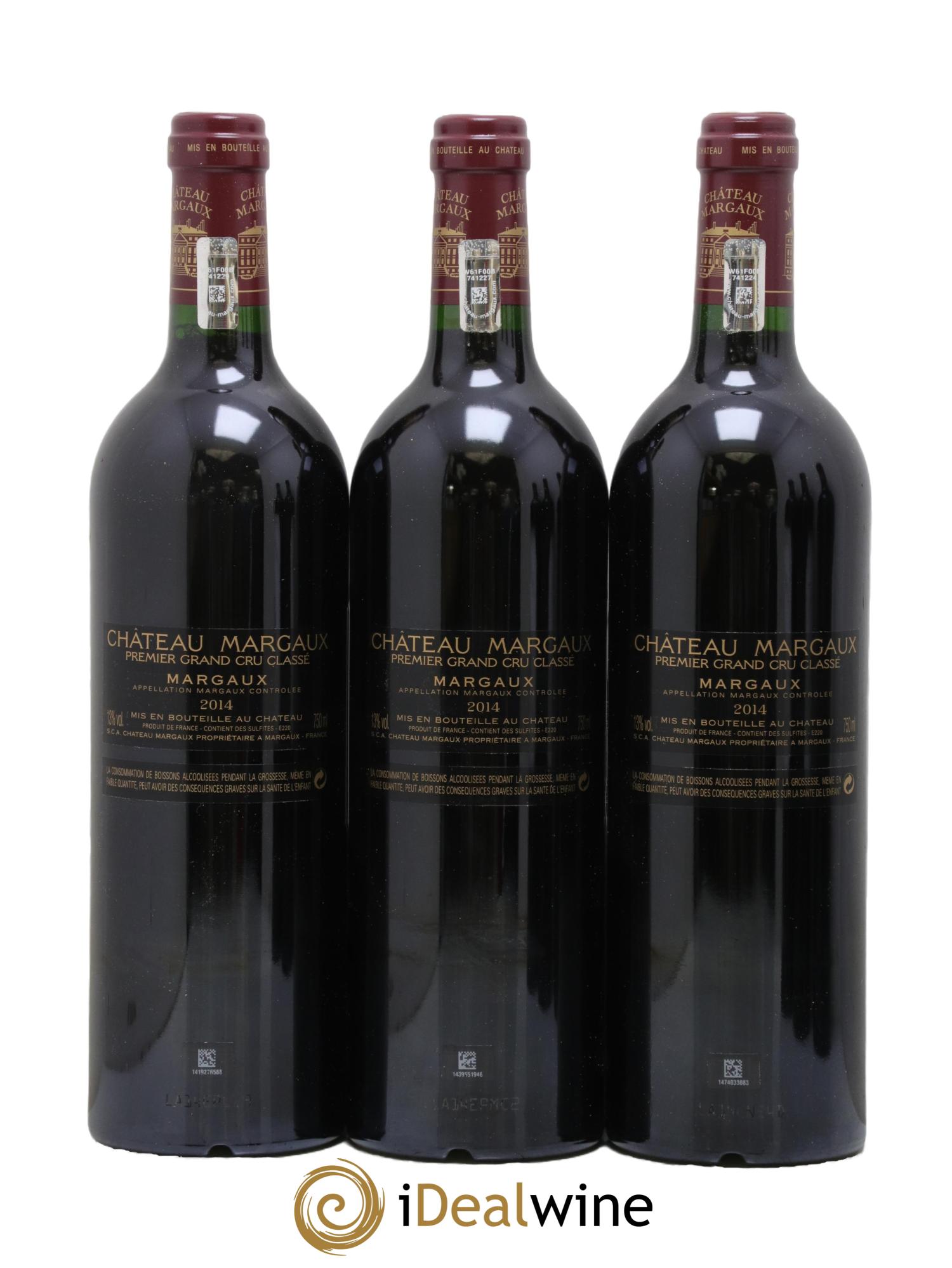 Château Margaux 1er Grand Cru Classé 2014 - Lot de 12 bouteilles - 8