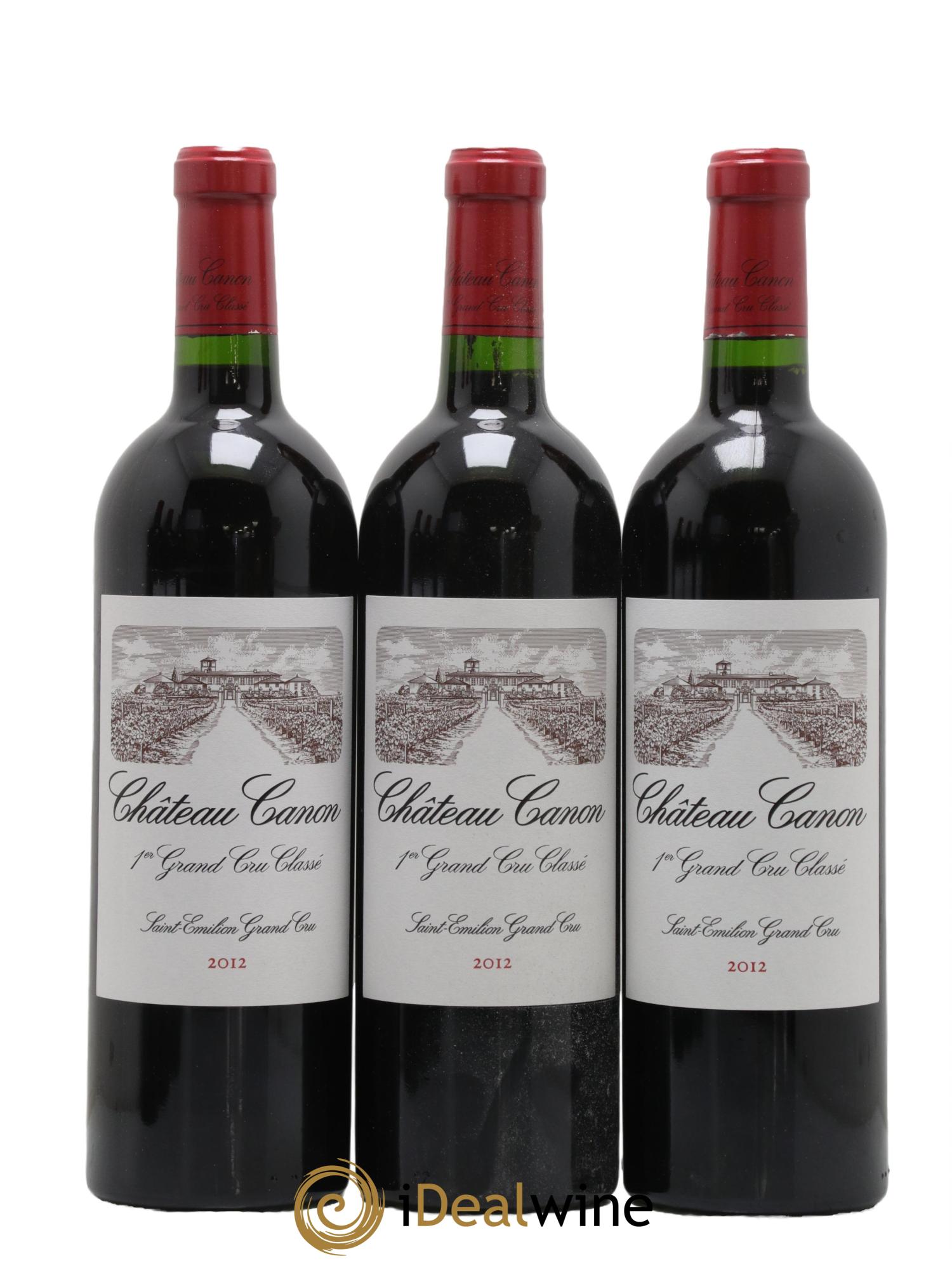 Château Canon 1er Grand Cru Classé B 2012 - Lot of 12 bottles - 1