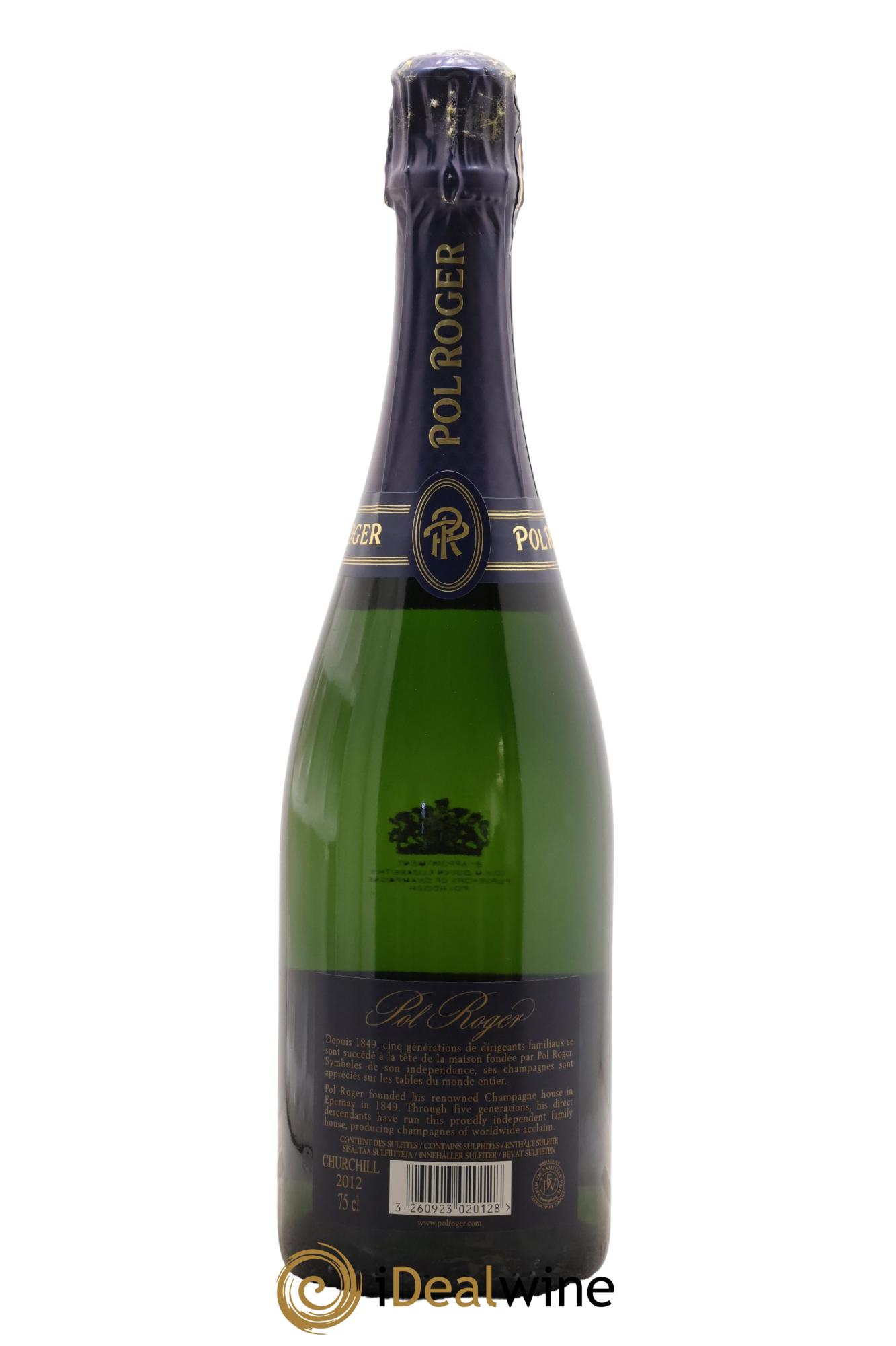 Cuvée Winston Churchill Pol Roger 2012 - Lot de 1 bouteille - 2