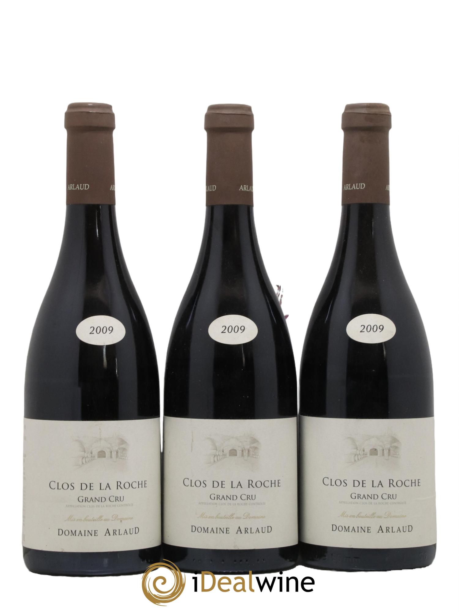 Clos de la Roche Grand Cru Arlaud 2009 - Lot de 3 bouteilles - 0