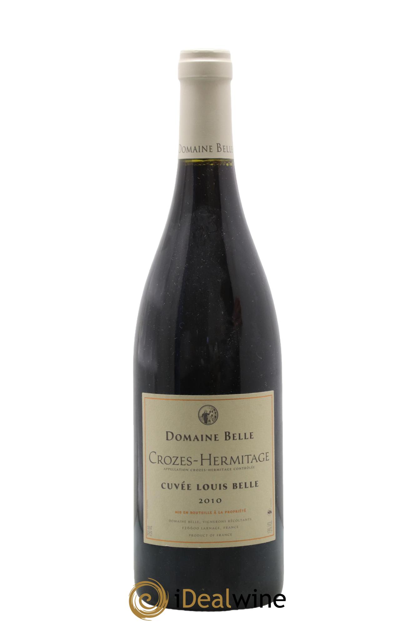 Crozes-Hermitage Louis Belle Domaine Belle 2010 - Lot de 1 bouteille - 0