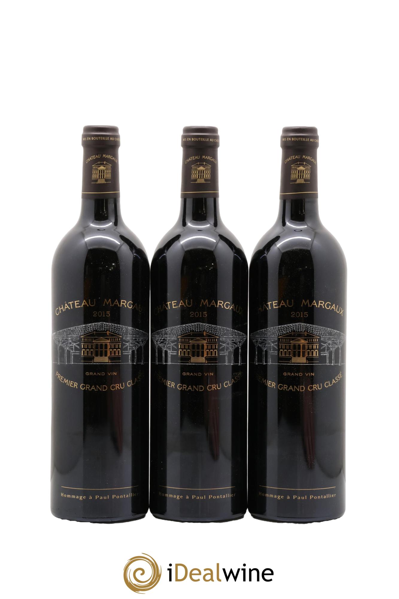 Château Margaux 1er Grand Cru Classé 2015 - Lot de 6 bouteilles - 1