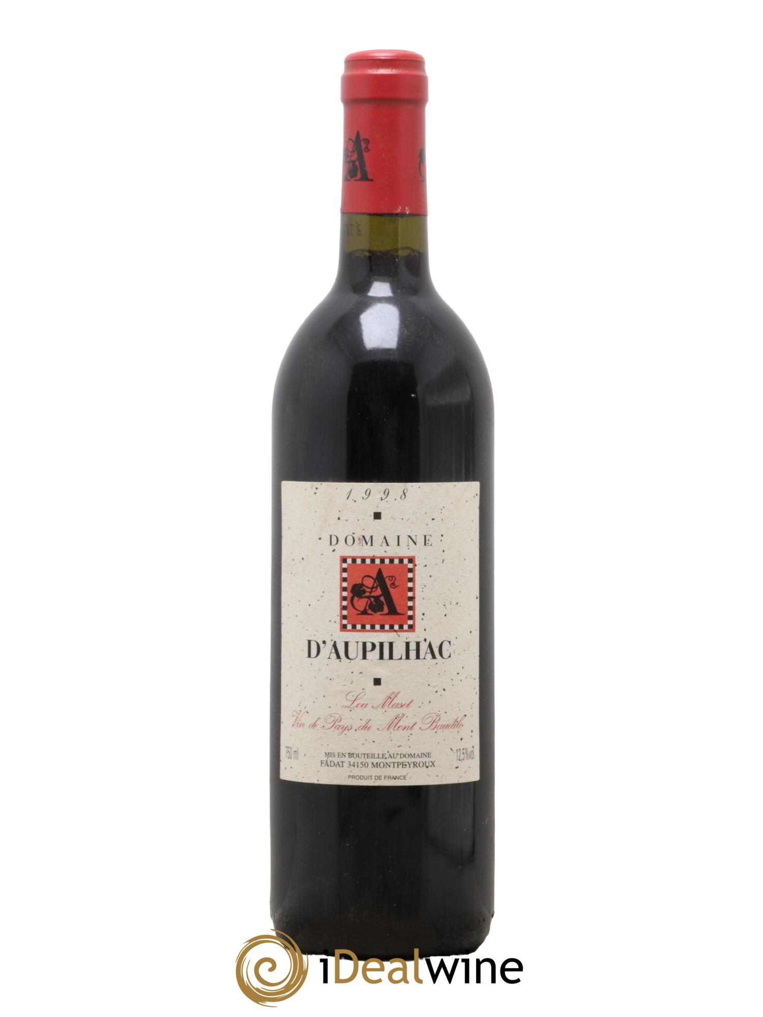 Languedoc vin de Pays du Mont Baudile Lou Maset Aupilhac 1998 - Lot of 1 bottle - 0