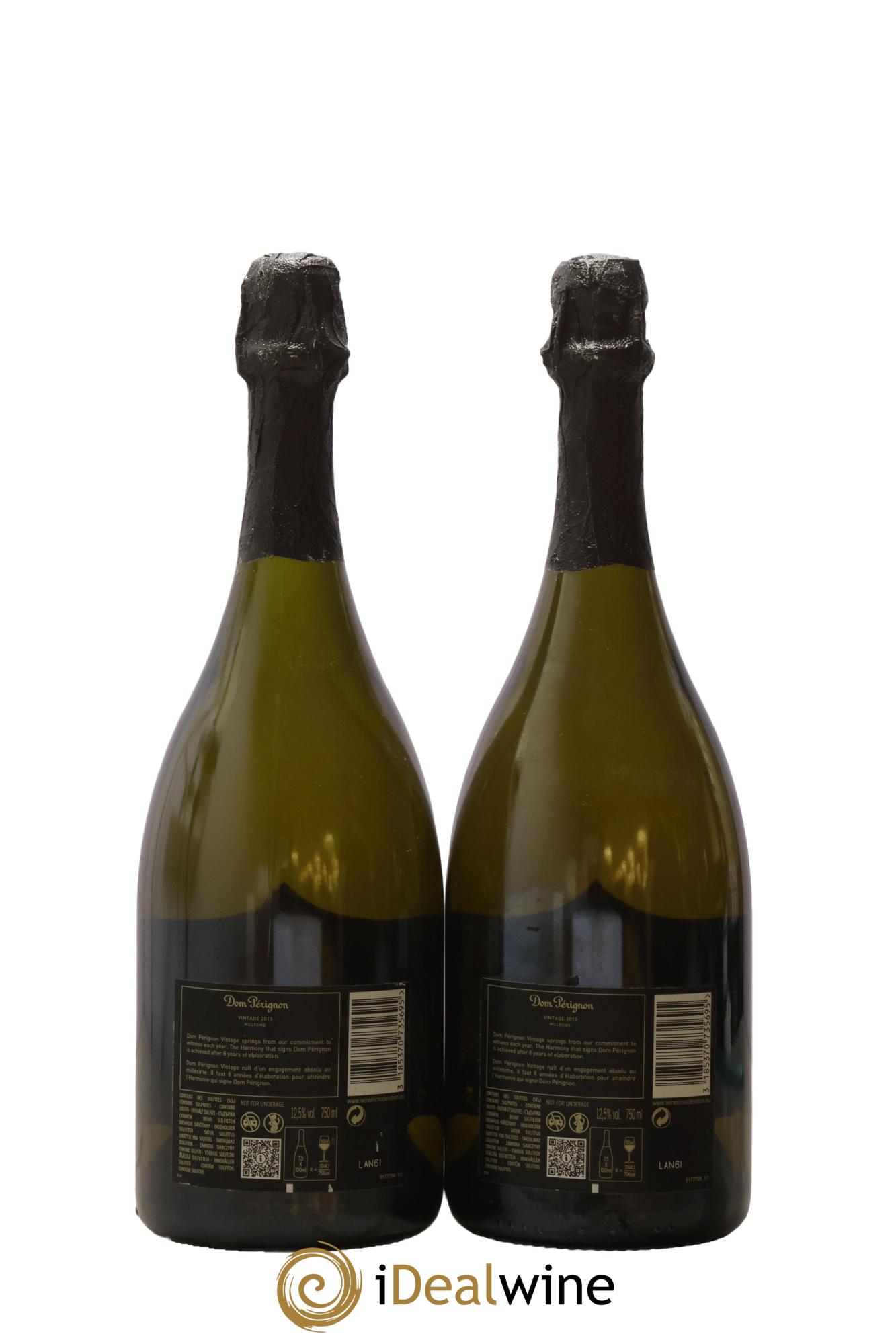 Brut Dom Pérignon 2013 - Lot of 2 bottles - 1