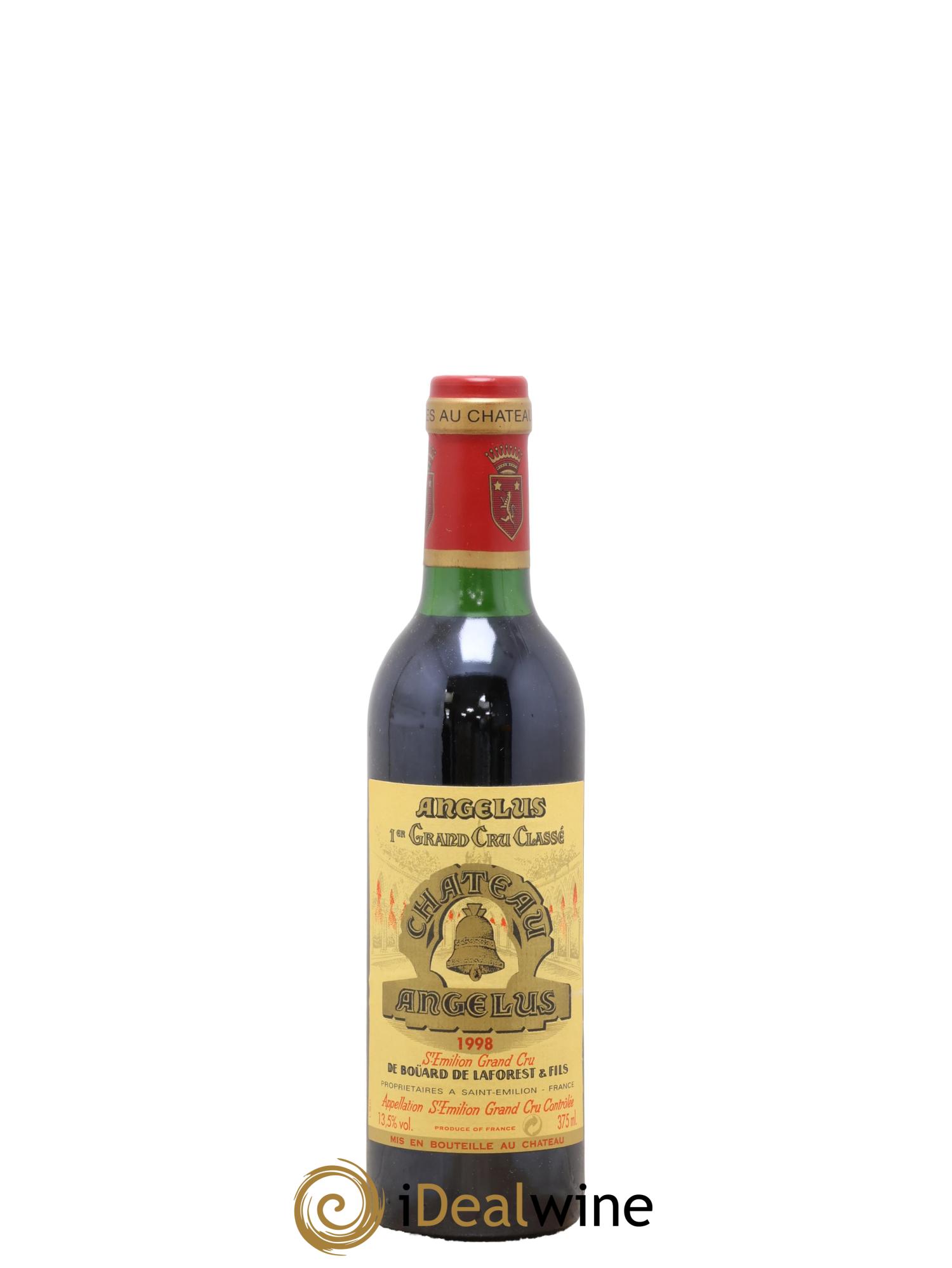 Château Angélus 1er Grand Cru Classé A 1998 - Lot de 1 demi bouteille - 0