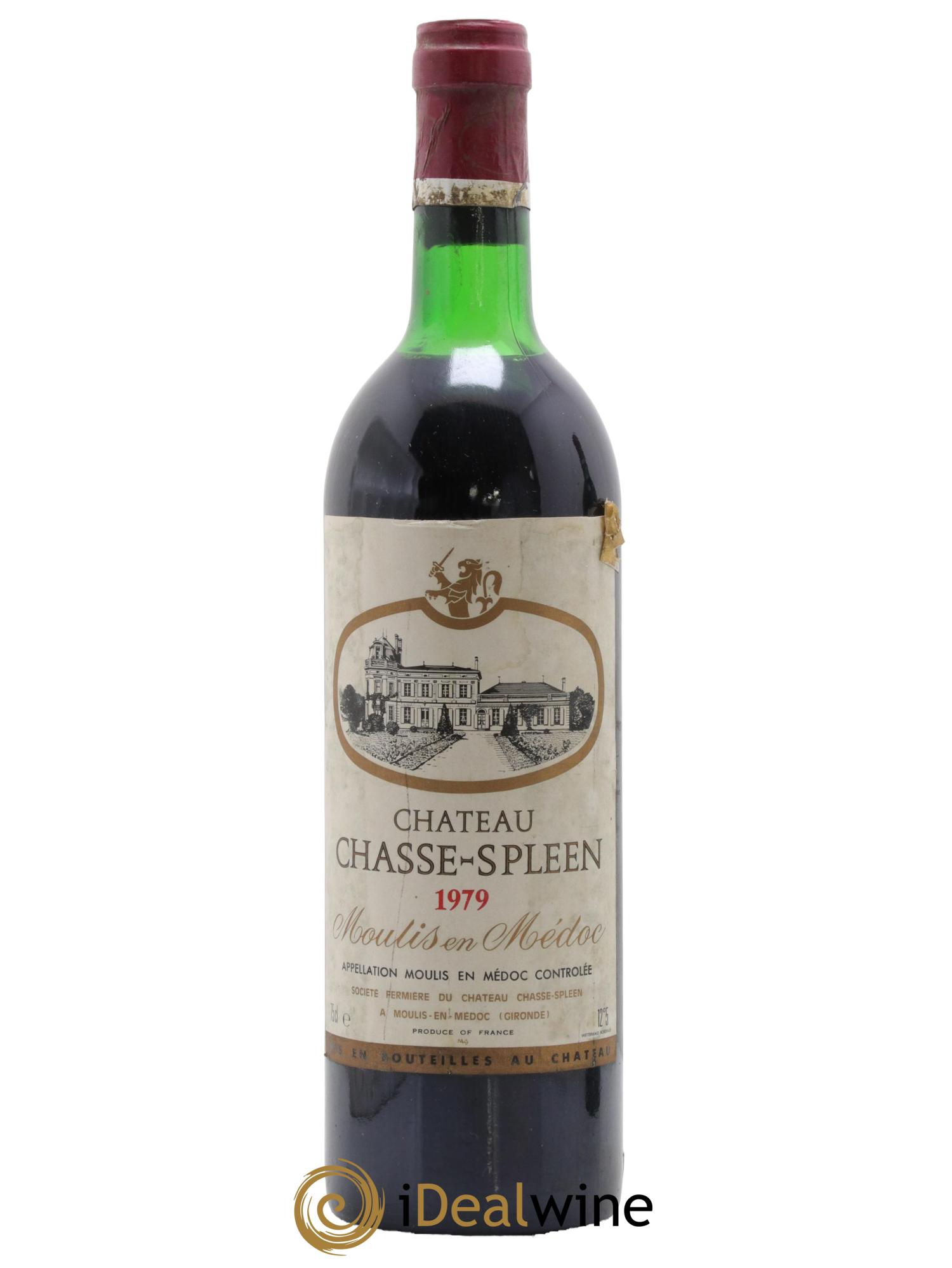 Château Chasse Spleen 1979 - Lot de 1 bouteille - 0