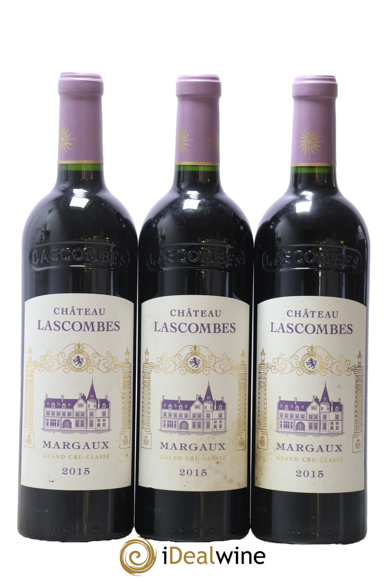 Château Lascombes 2ème Grand Cru Classé 2015 - Posten von 3 Flaschen - 0