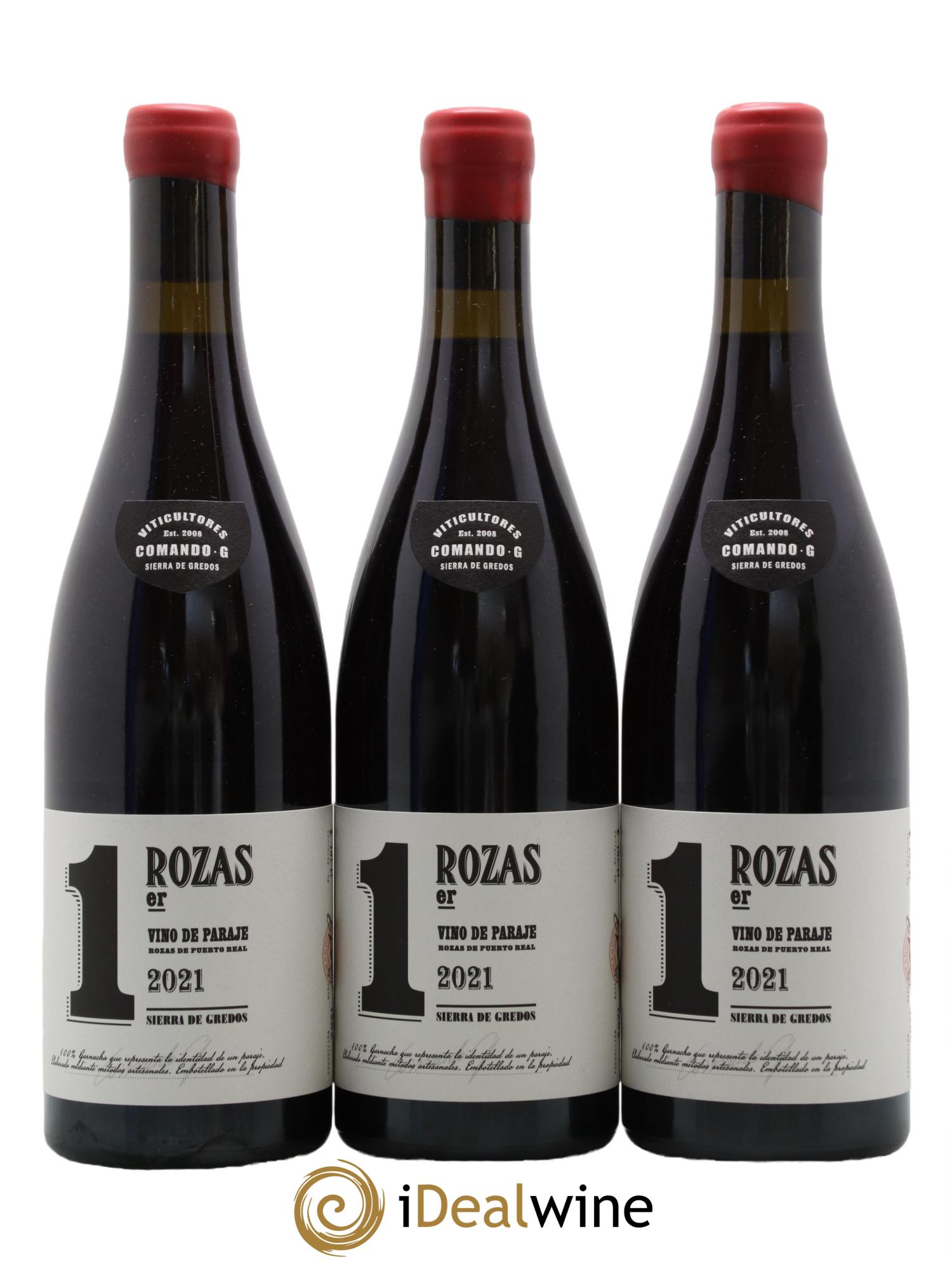 Vinos de Madrid DO Rozas 1er Comando G 2021 - Posten von 3 Flaschen - 0