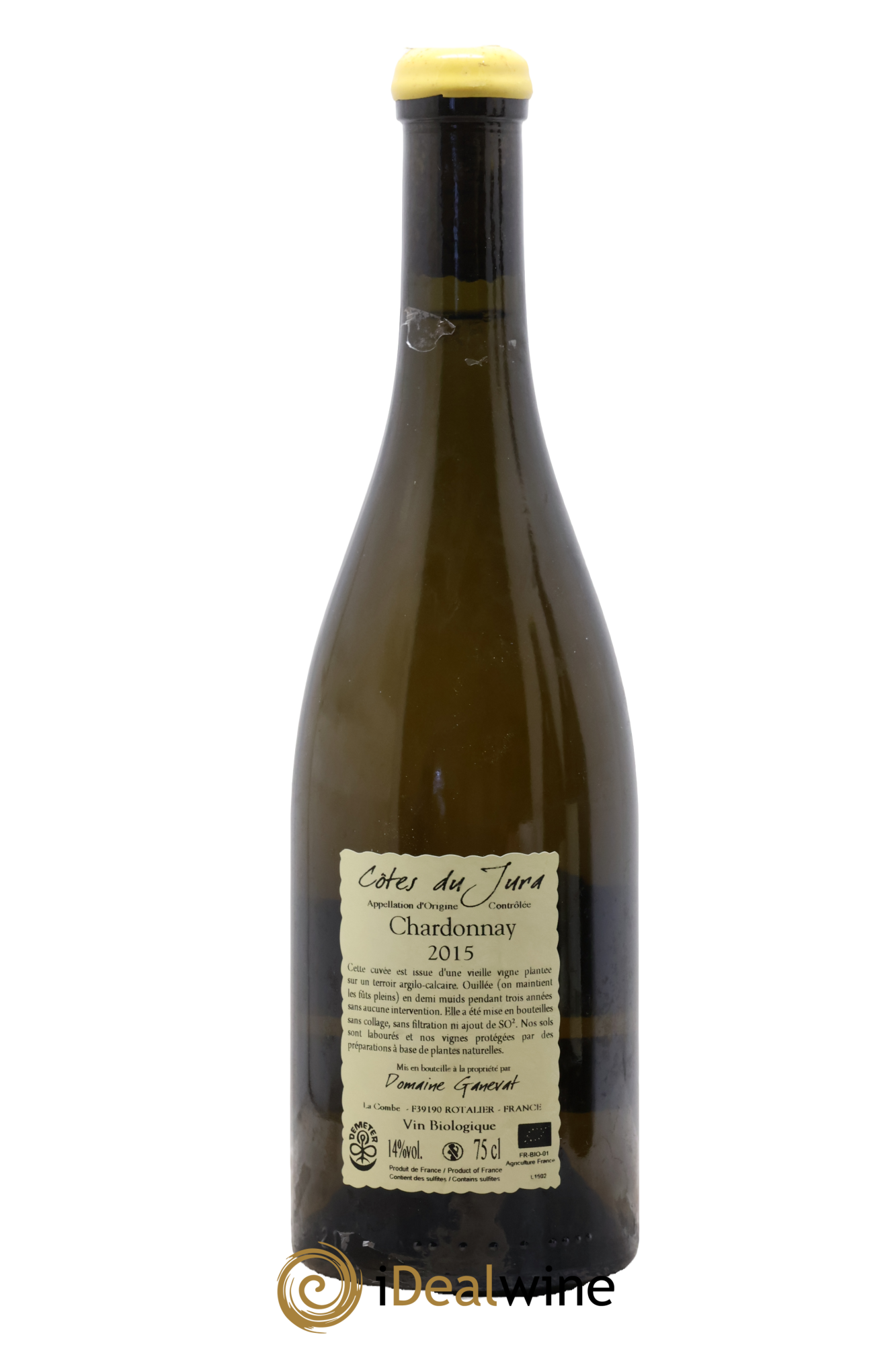 Côtes du Jura Les Chamois du Paradis Jean-François Ganevat (Domaine) 2015 - Lot of 1 bottle - 1