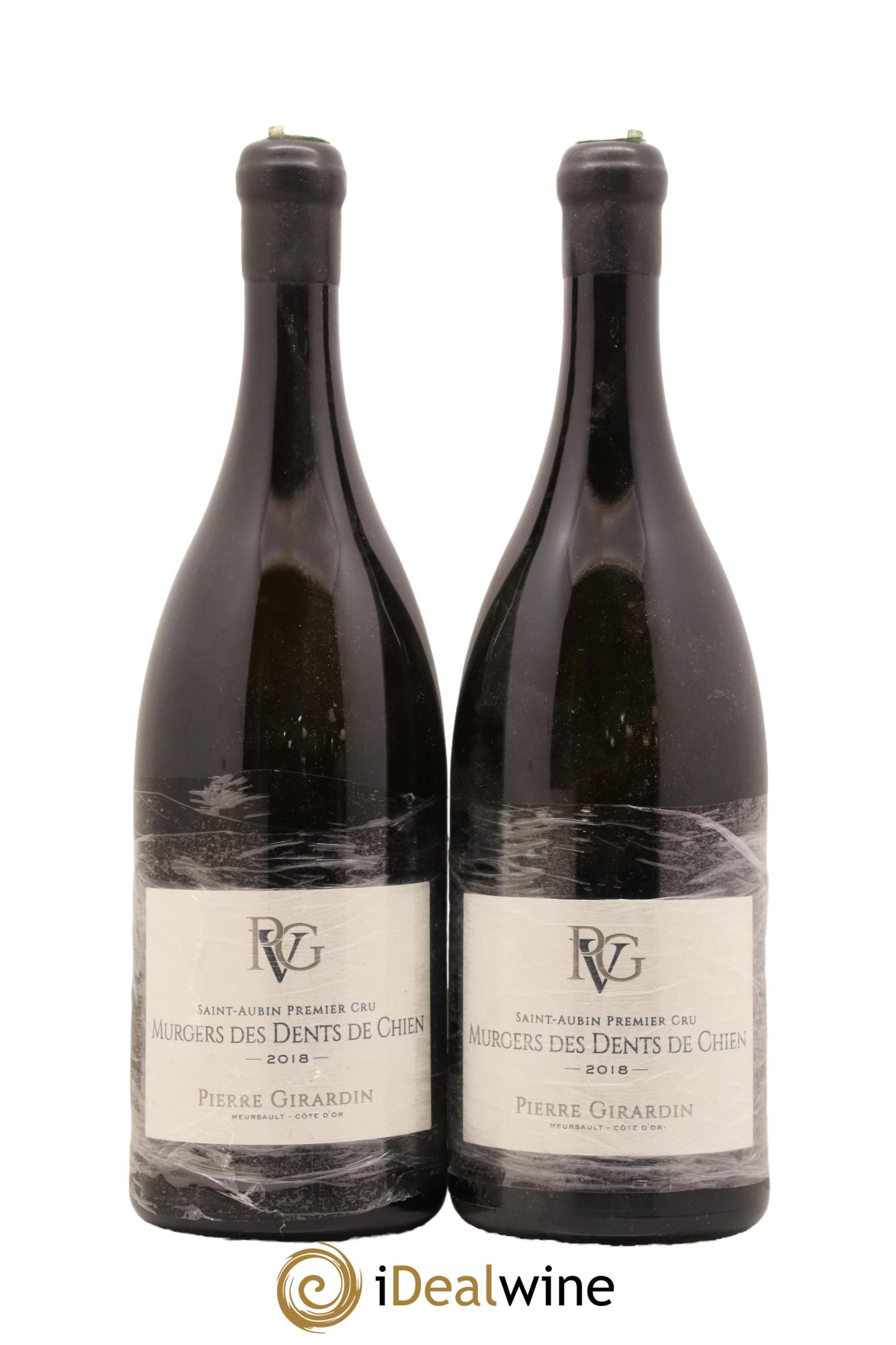 Saint-Aubin 1er Cru Les Murgers des Dents de Chien Pierre Girardin 2018 - Lot de 2 magnums - 0