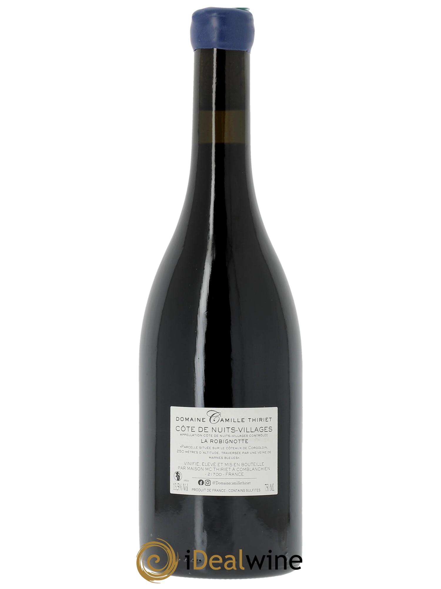 Côte de Nuits-Villages La Robignotte Monopole Maison Thiriet 2023 - Lot de 1 bouteille - 1