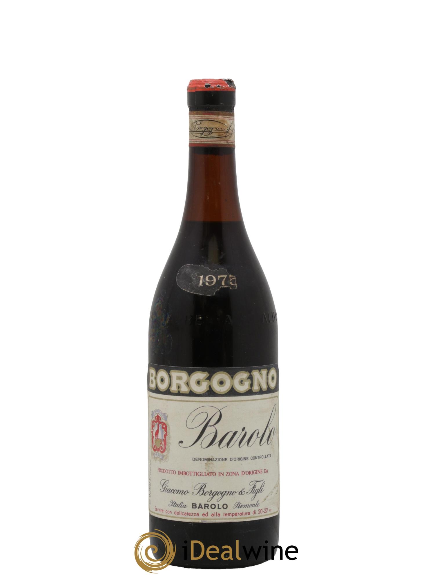 Barolo DOCG Giacomo Borgogno 1975 - Lot de 1 bouteille - 0