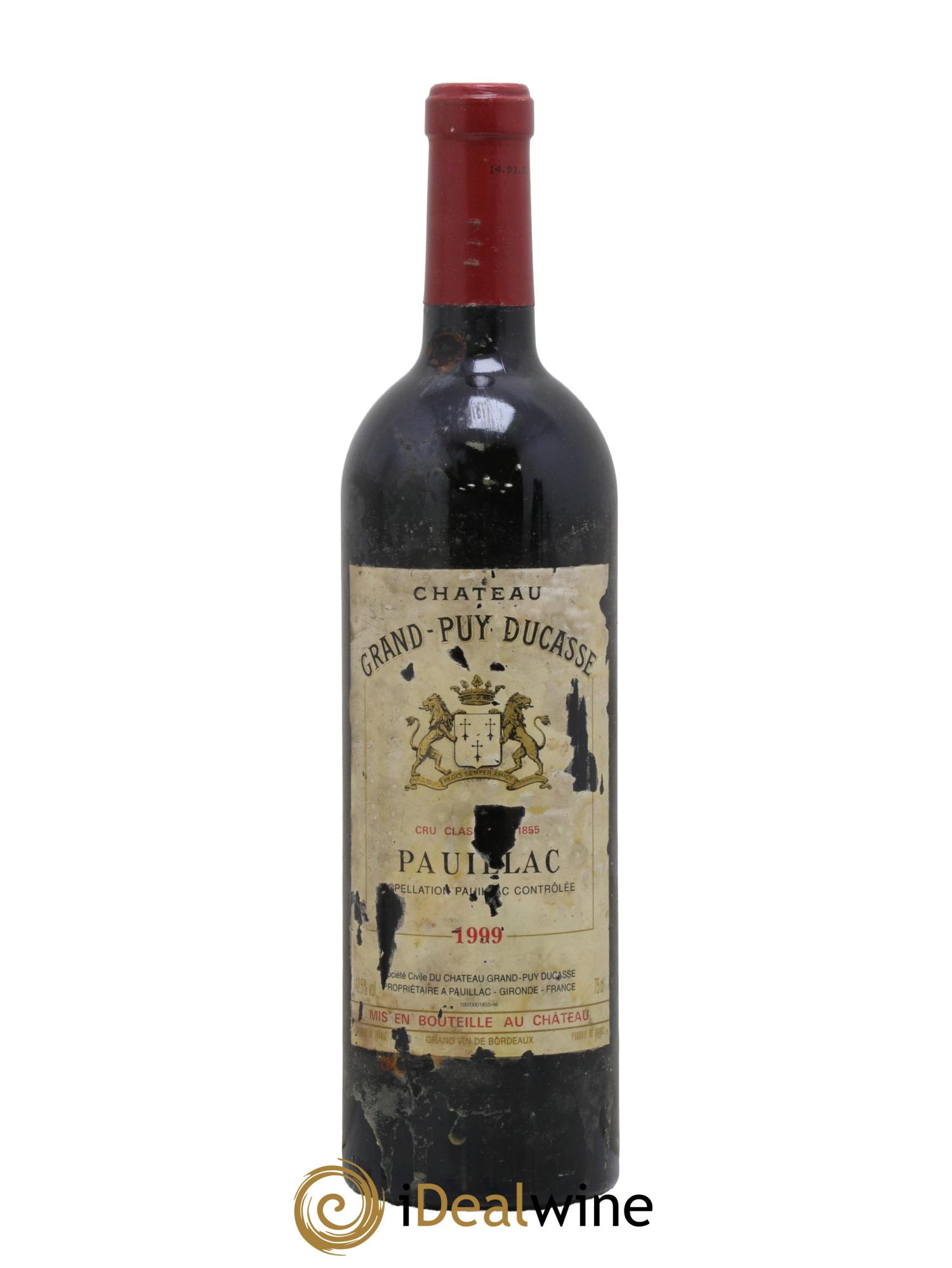 Château Grand Puy Ducasse 5ème Grand Cru Classé 1999 - Lot de 1 bouteille - 0
